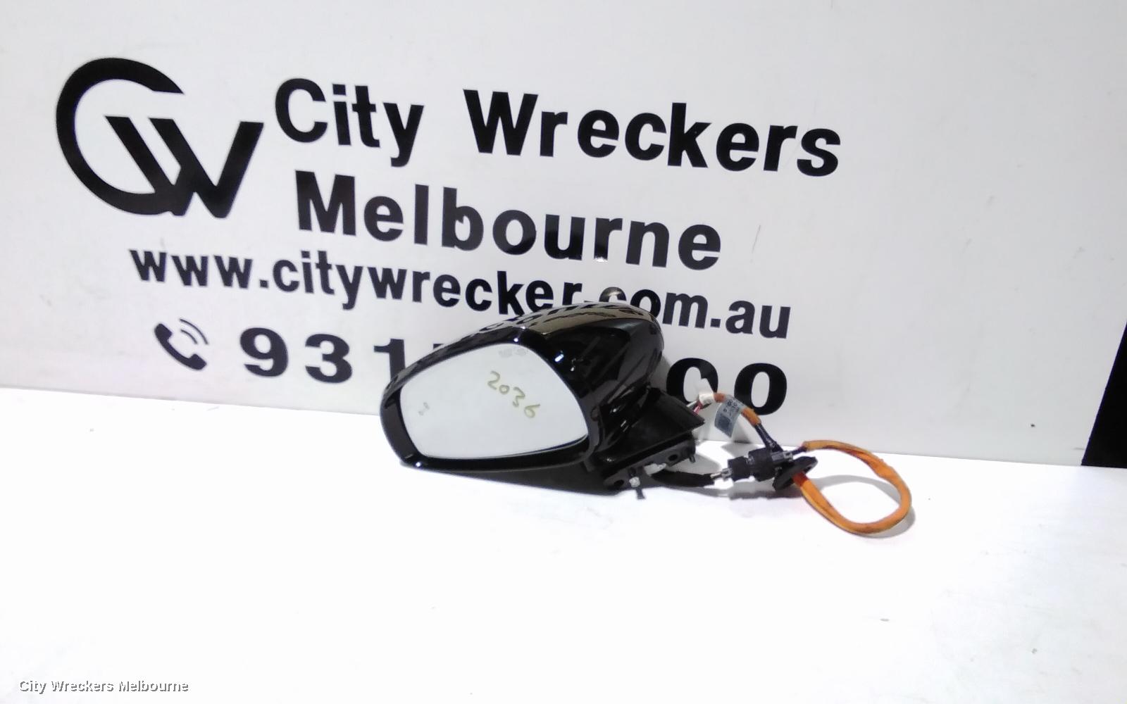 KIA STINGER LEFT DOOR MIRROR, CK, GT/GT-LINE, W/ ELECTROCHROMIC, 10 PIN TYPE, DARK CHROME, 06/2017 - 04/2023 - Image 2