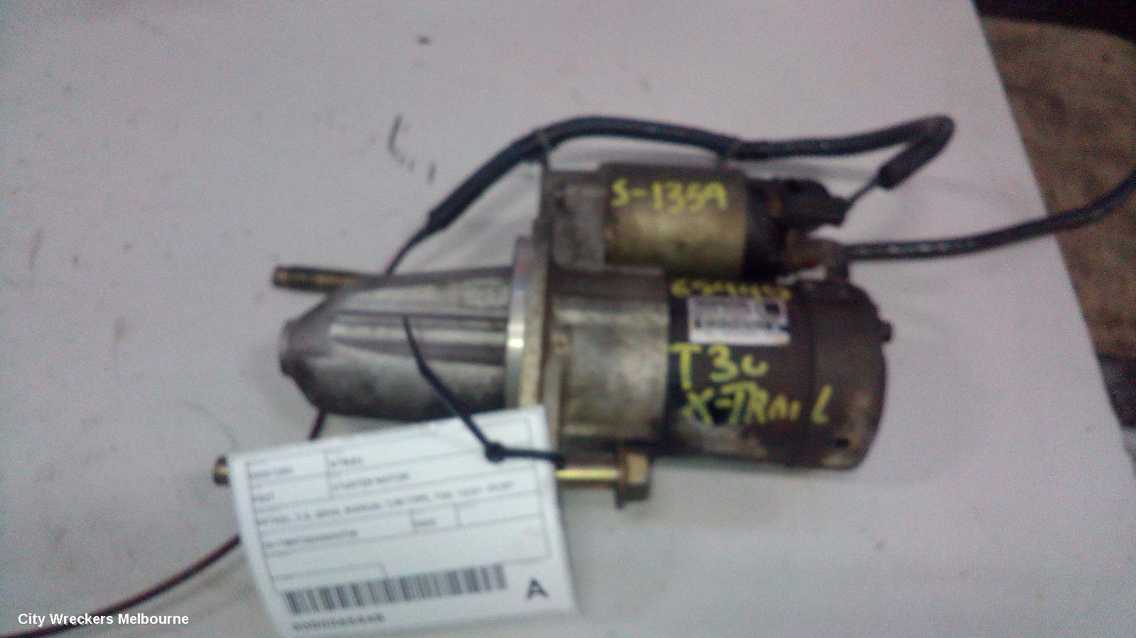 NISSAN XTRAIL STARTER, PETROL, 2.5, QR25, MANUAL T/M TYPE, T30, 10/2001 - 09/2007 - Image 2