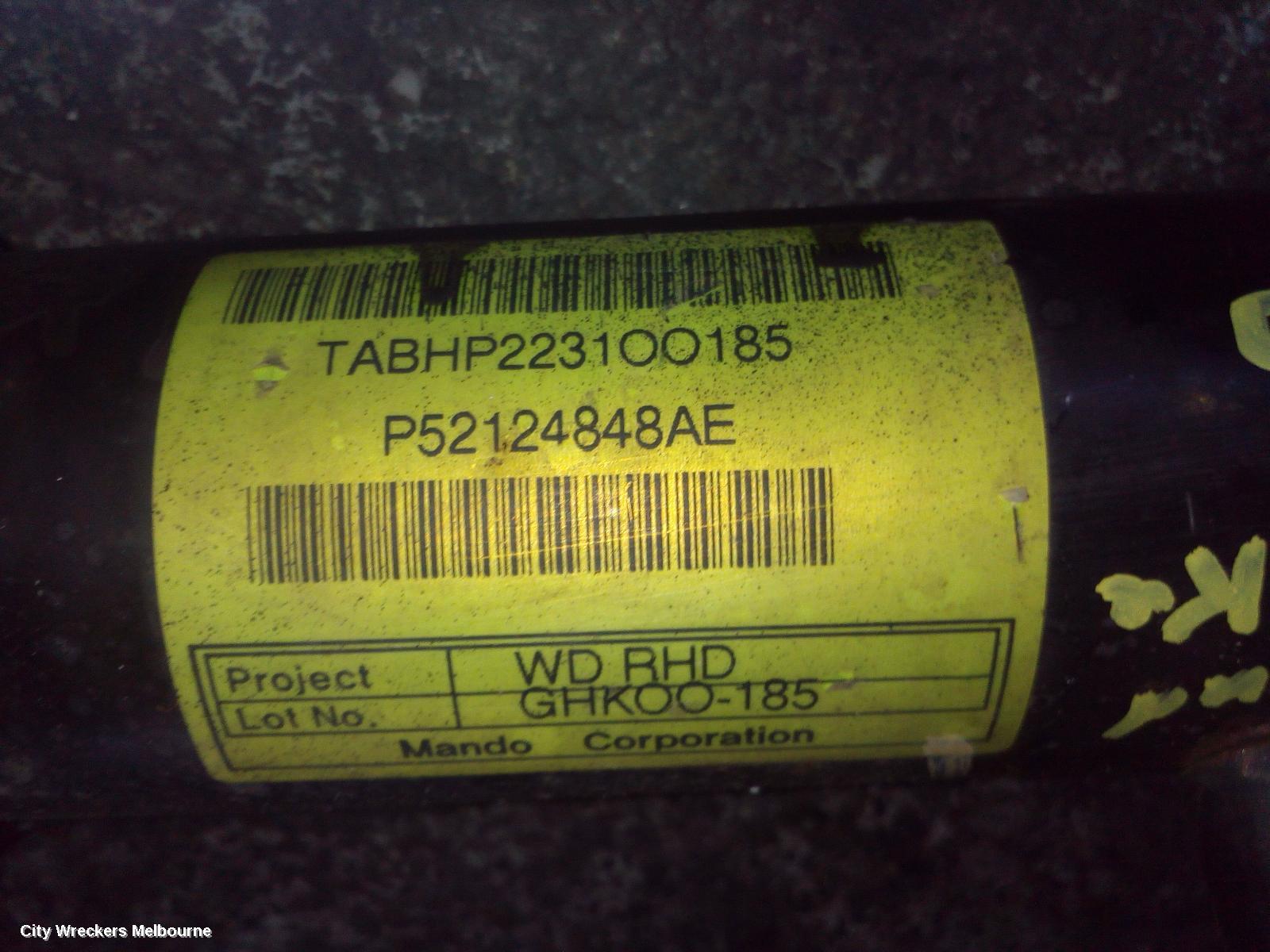JEEP GRANDCHEROKEE STEERING BOX/RACK, STEERING RACK, WK, HYDRAULIC TYPE ONLY, NON SRT8, 10/2010 - 03/2013 - Image 2