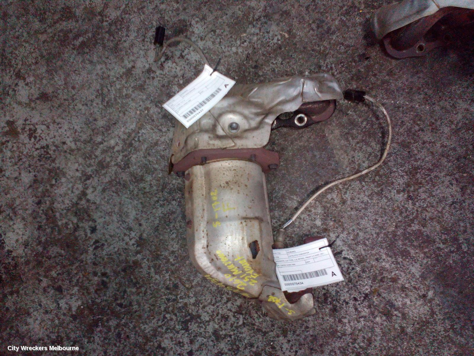 NISSAN MURANO CATALYTIC CONVERTER, DOWNPIPE-CAT TYPE, 3.5, PETROL, FRONT (LH SIDE), Z51, 12/2008 - 12/2014 - Image 3