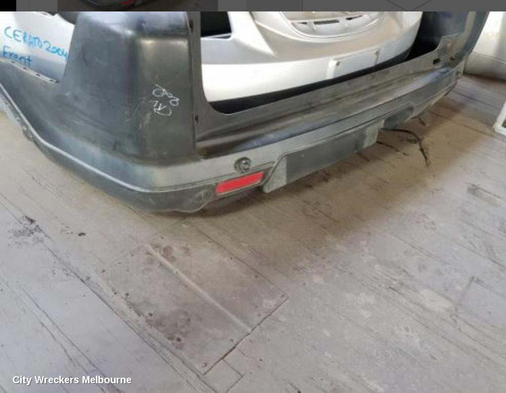 HONDA CRV REAR BUMPER, RD7, BLACK, STANDARD TYPE, 12/2001 - 09/2004 - Image 2