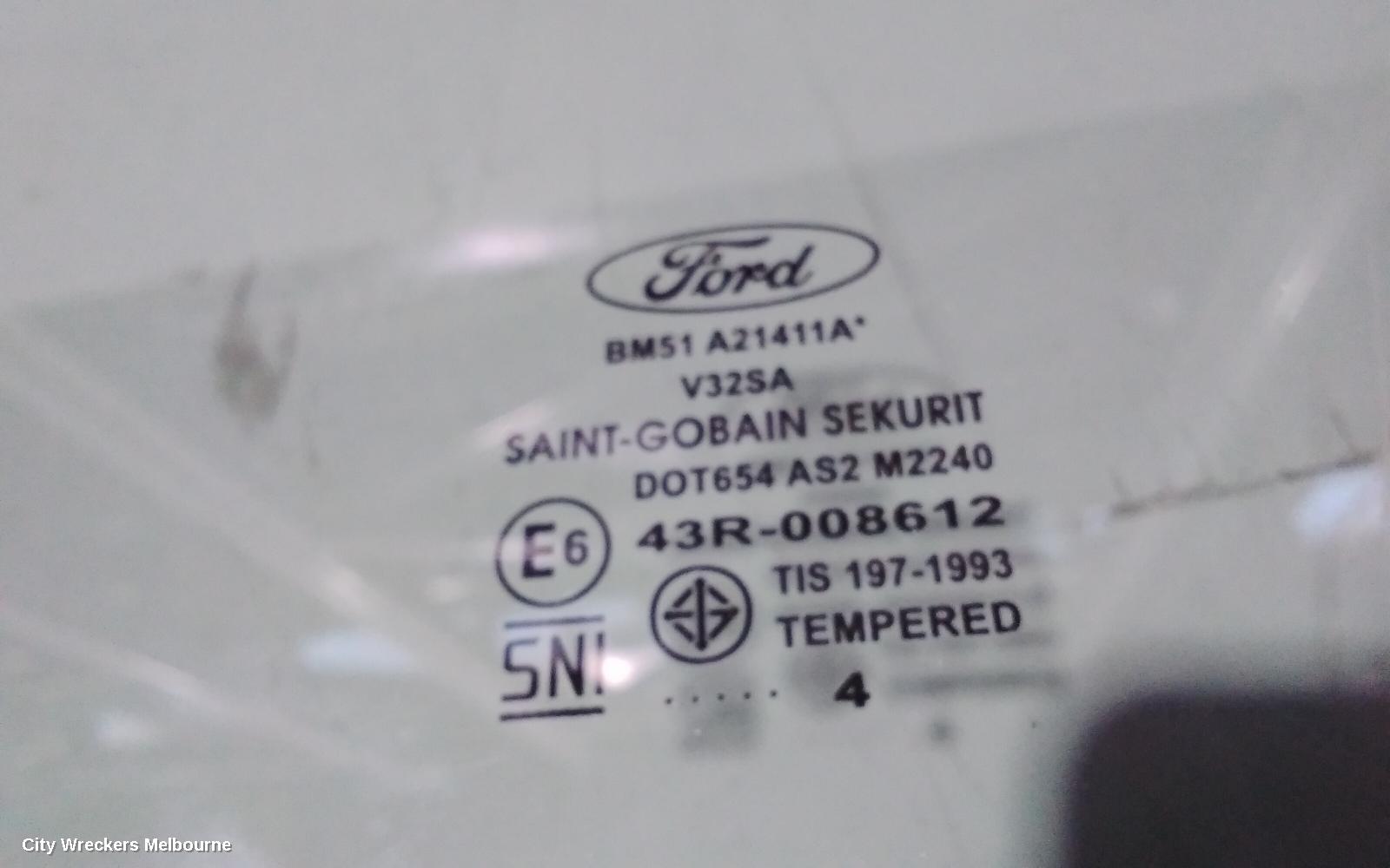FORD FOCUS LEFT FRONT DOOR WINDOW, LW, 08/2011 - 08/2015 - Image 2