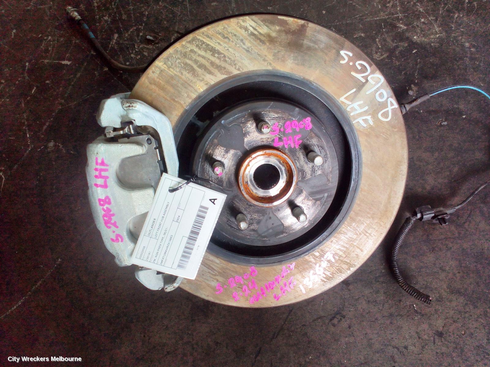 MITSUBISHI OUTLANDER LEFT FRONT HUB ASSEMBLY, ZM, NON PHEV TYPE, 08/2021 ONWARDS - Image 1