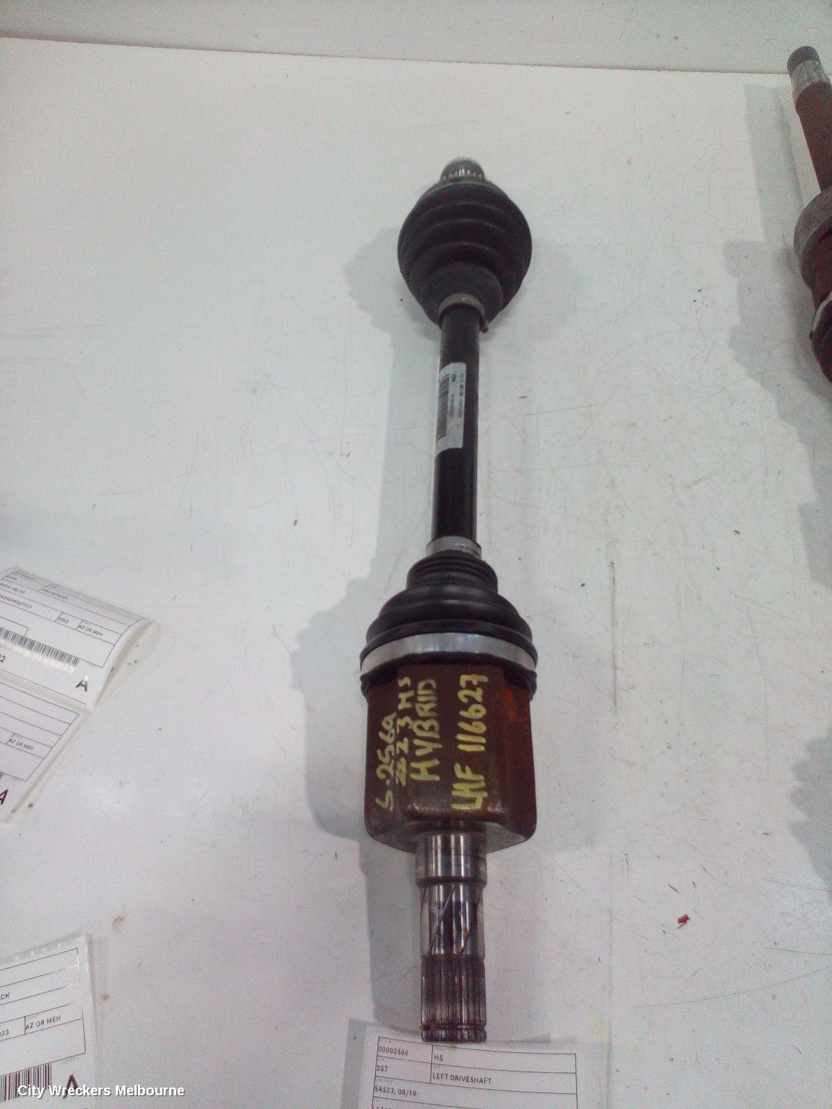MG HS LEFT DRIVESHAFT, SAS23, FRONT, 08/2019 ONWARDS - Image 2
