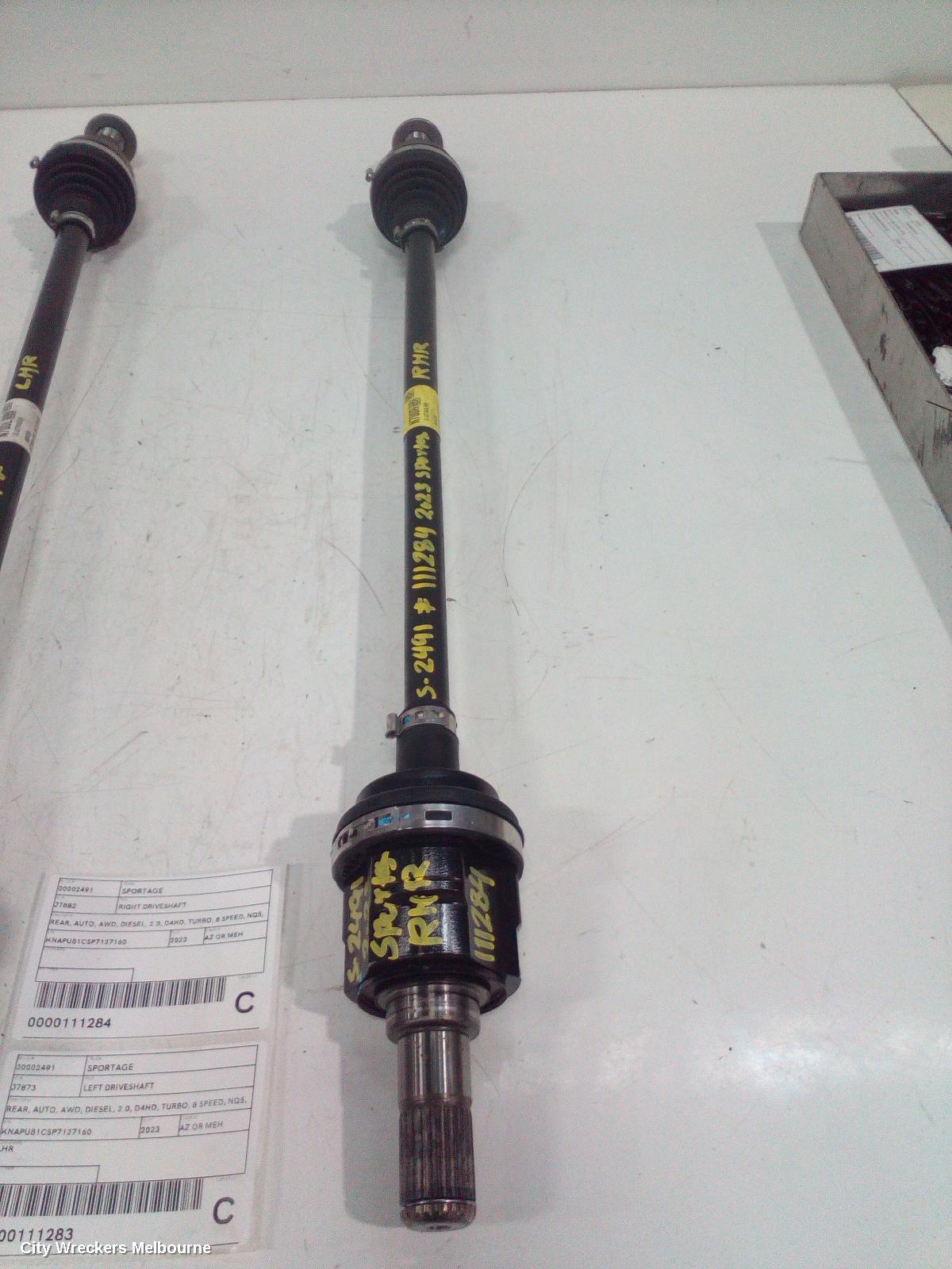 KIA SPORTAGE RIGHT DRIVESHAFT, REAR, AUTO, AWD, DIESEL, 2.0, D4HD, TURBO, 8 SPEED, NQ5, 09/2021 ONWARDS - Image 1