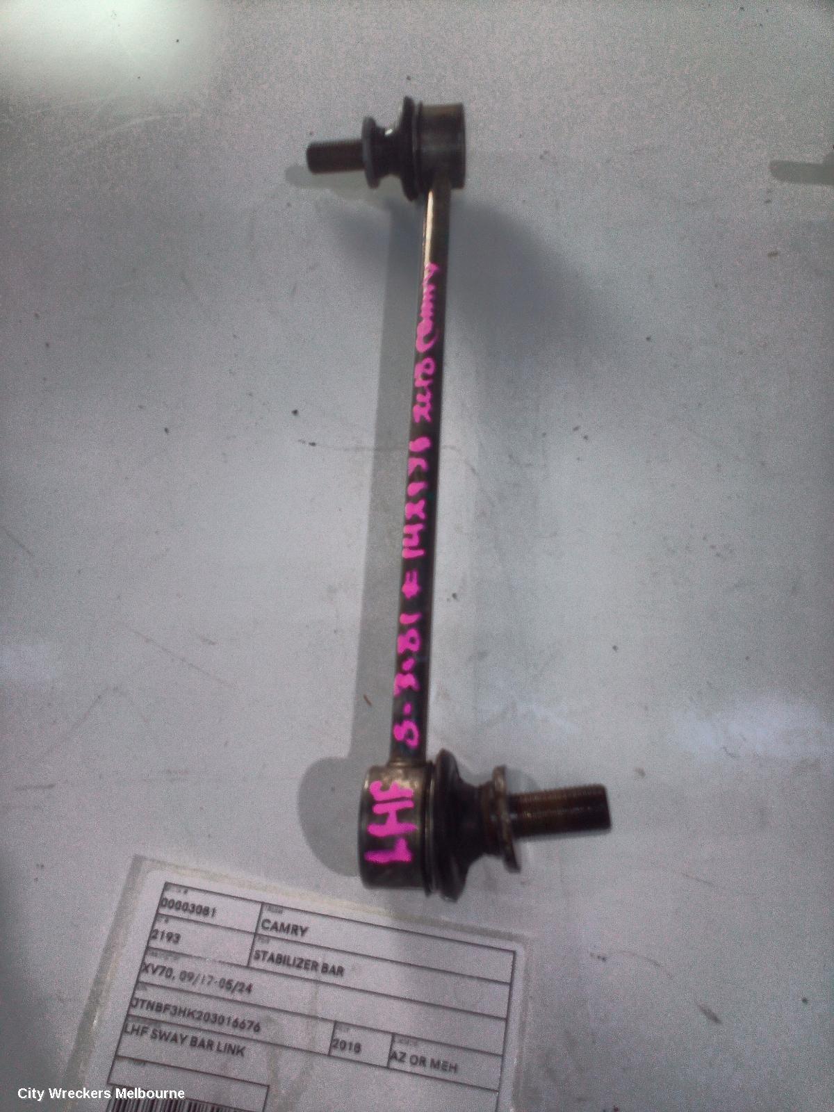 TOYOTA CAMRY STABILISER BAR, XV70, 09/2017 - 05/2024 - Image 1