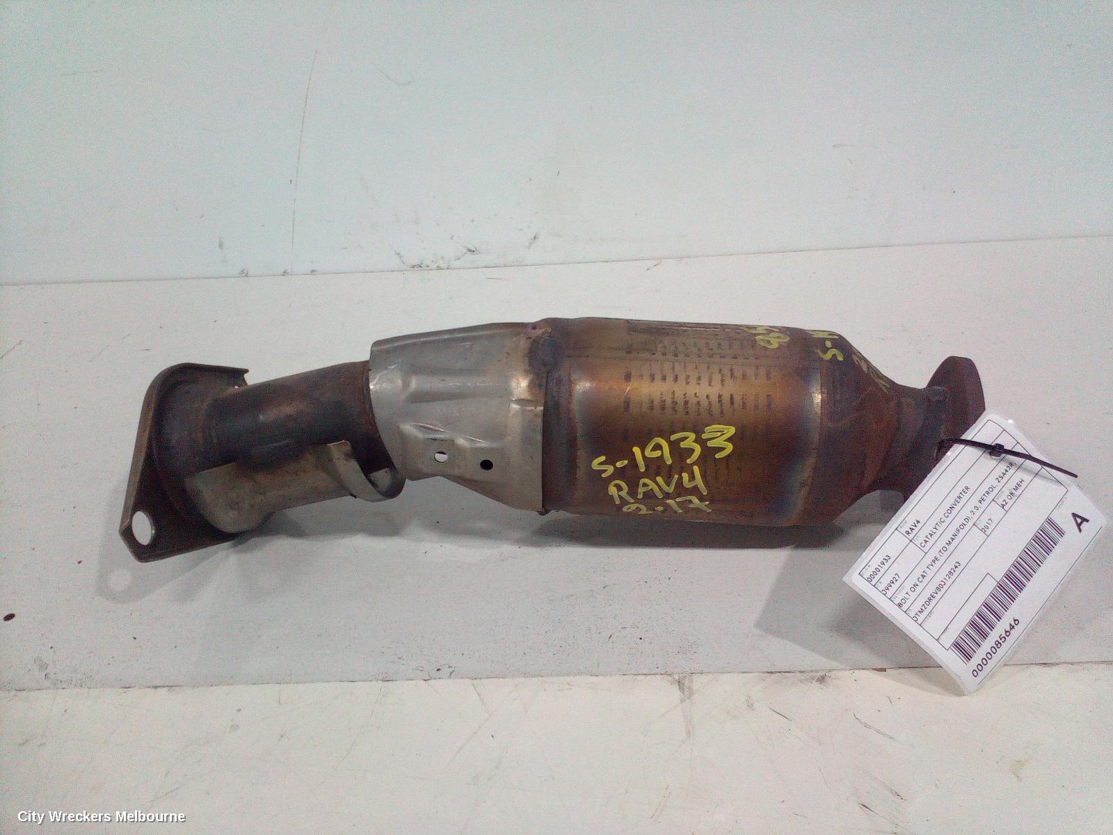 TOYOTA RAV4 CATALYTIC CONVERTER, BOLT ON CAT TYPE (TO MANIFOLD), 2.0, PETROL, ZSA42R, 12/2012 - 11/2018 - Image 2