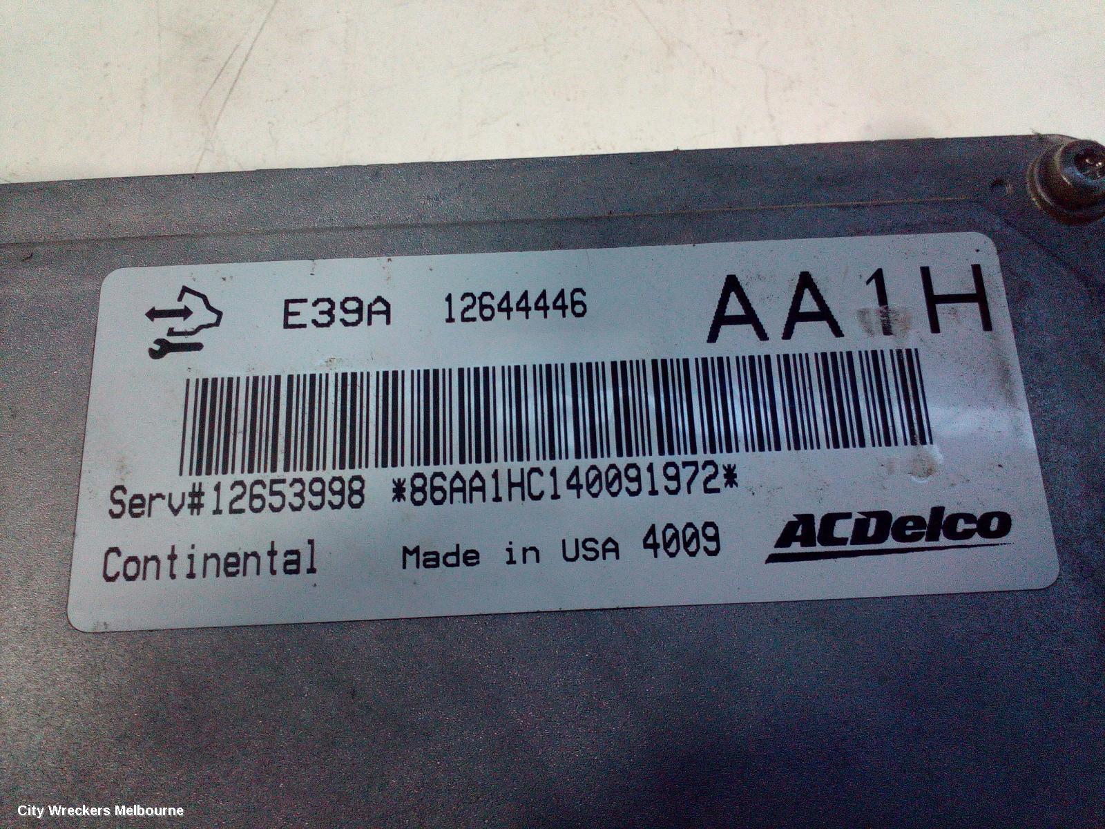 HOLDEN COMMODORE ECU, ENGINE ECU, V6, ECU ONLY, VF, 05/2013 - 12/2017 - Image 2