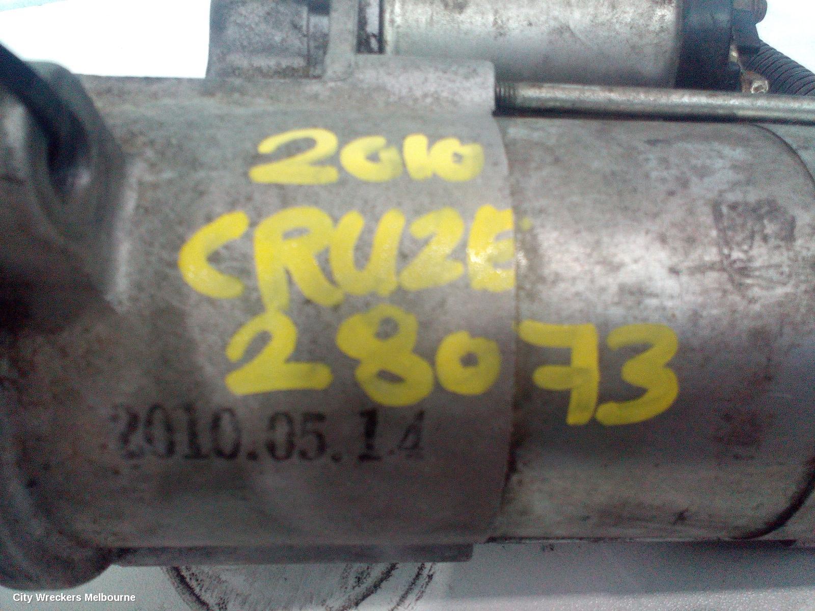 HOLDEN CRUZE STARTER, 2.0, Z20S1, JG, 03/2009 - 02/2011 - Image 1