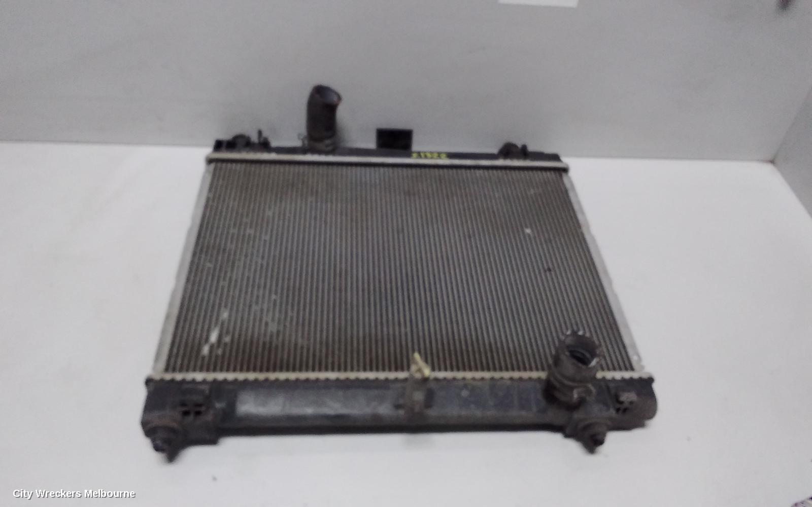 TOYOTA YARIS RADIATOR, MANUAL, 1.3/1.5, NCP9#-NCP13#, 10/2005 - 06/2016 (AUS ONLY) - Image 1
