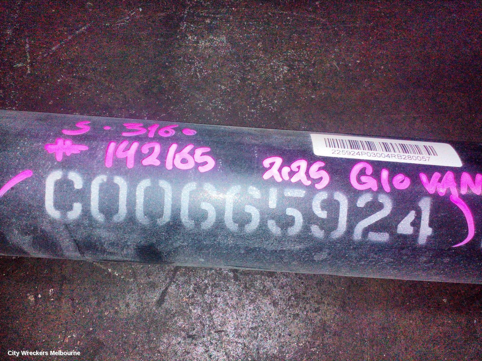 LDV G10 REAR DRIVE SHAFT, VAN, 2.0, AUTO, DIESEL, SV7C, 06/2021 ONWARDS - Image 3