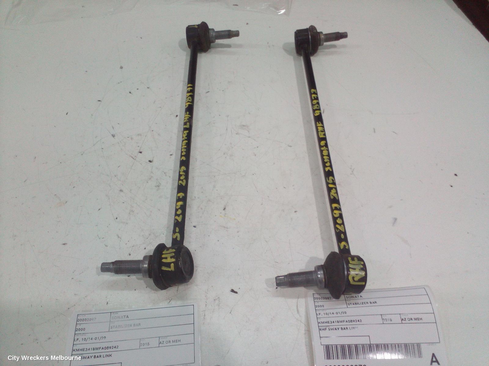 HYUNDAI SONATA STABILISER BAR, LF, 10/2014 - 01/2020 - Image 2