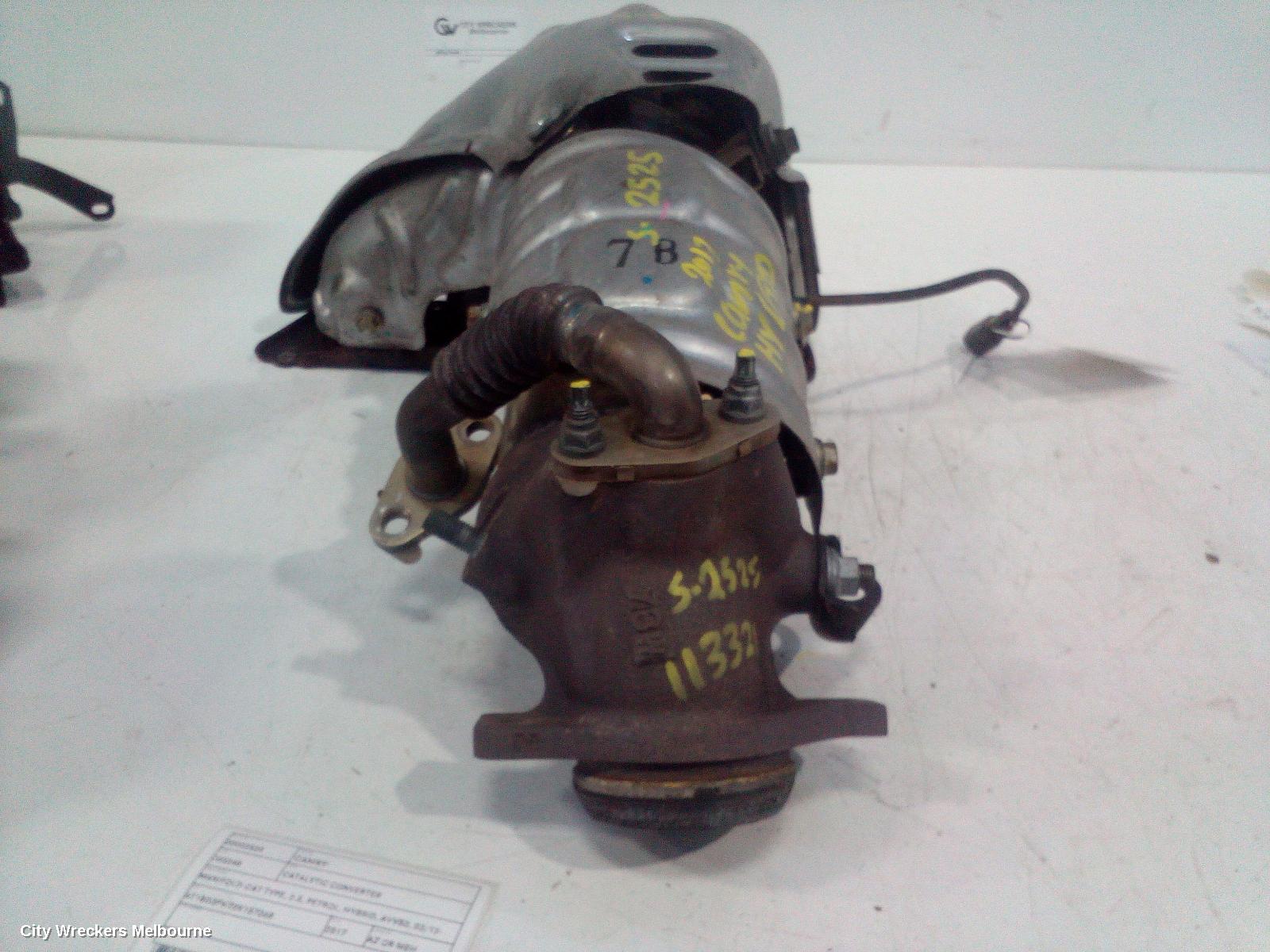 TOYOTA CAMRY CATALYTIC CONVERTER, MANIFOLD-CAT TYPE, 2.5, PETROL, HYBRID, AVV50, 03/2012 - 10/2017 - Image 1