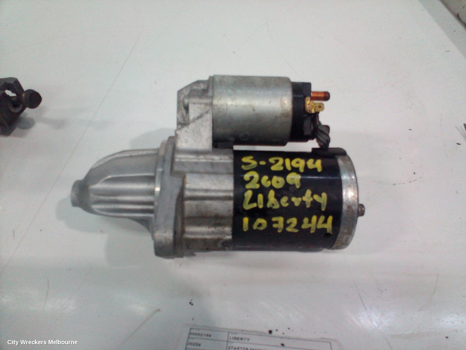 SUBARU LIBERTY STARTER, PETROL, EJ22/EJ20/EJ25, NON TURBO, AUTO, 4/6 SPEED, SERIES 1-5TH GEN, 12/1989 - 11/2014 - Image 1