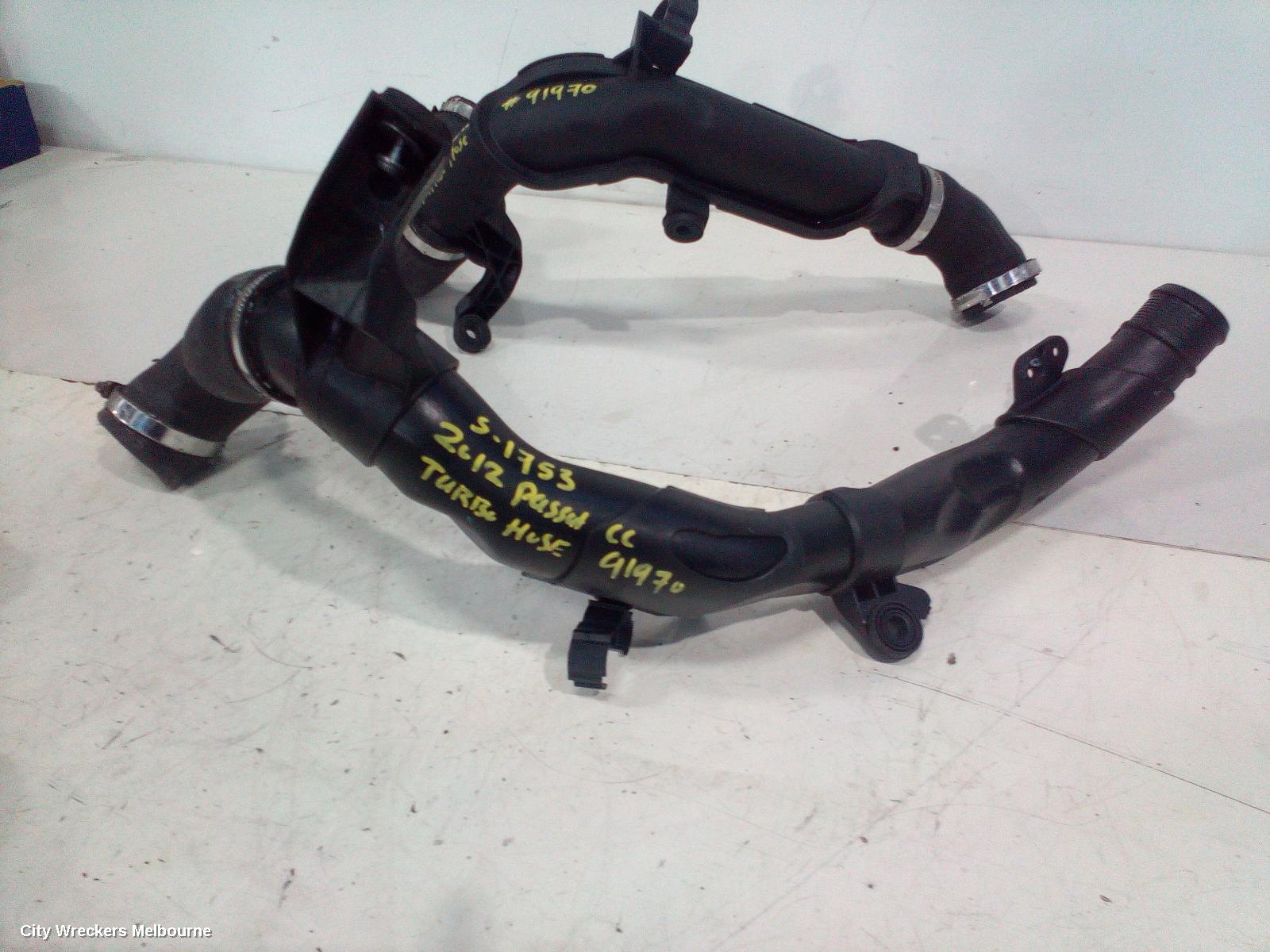 VOLKSWAGEN PASSAT, 3CC, SEDAN, 08/2008 - 12/2016, TURBO HOSE: 91970 - Image 3