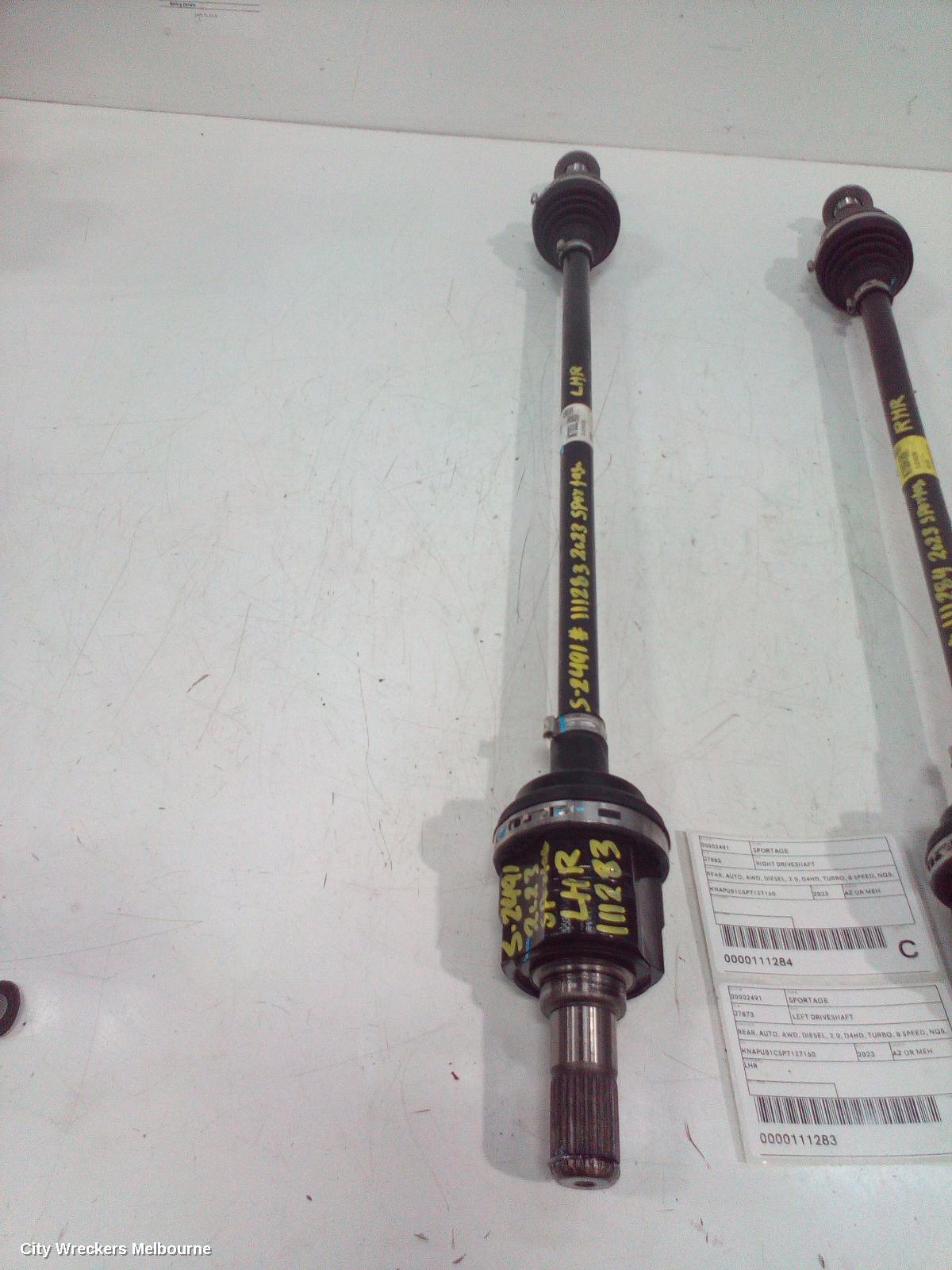 KIA SPORTAGE LEFT DRIVESHAFT, REAR, AUTO, AWD, DIESEL, 2.0, D4HD, TURBO, 8 SPEED, NQ5, 09/2021 ONWARDS - Image 2