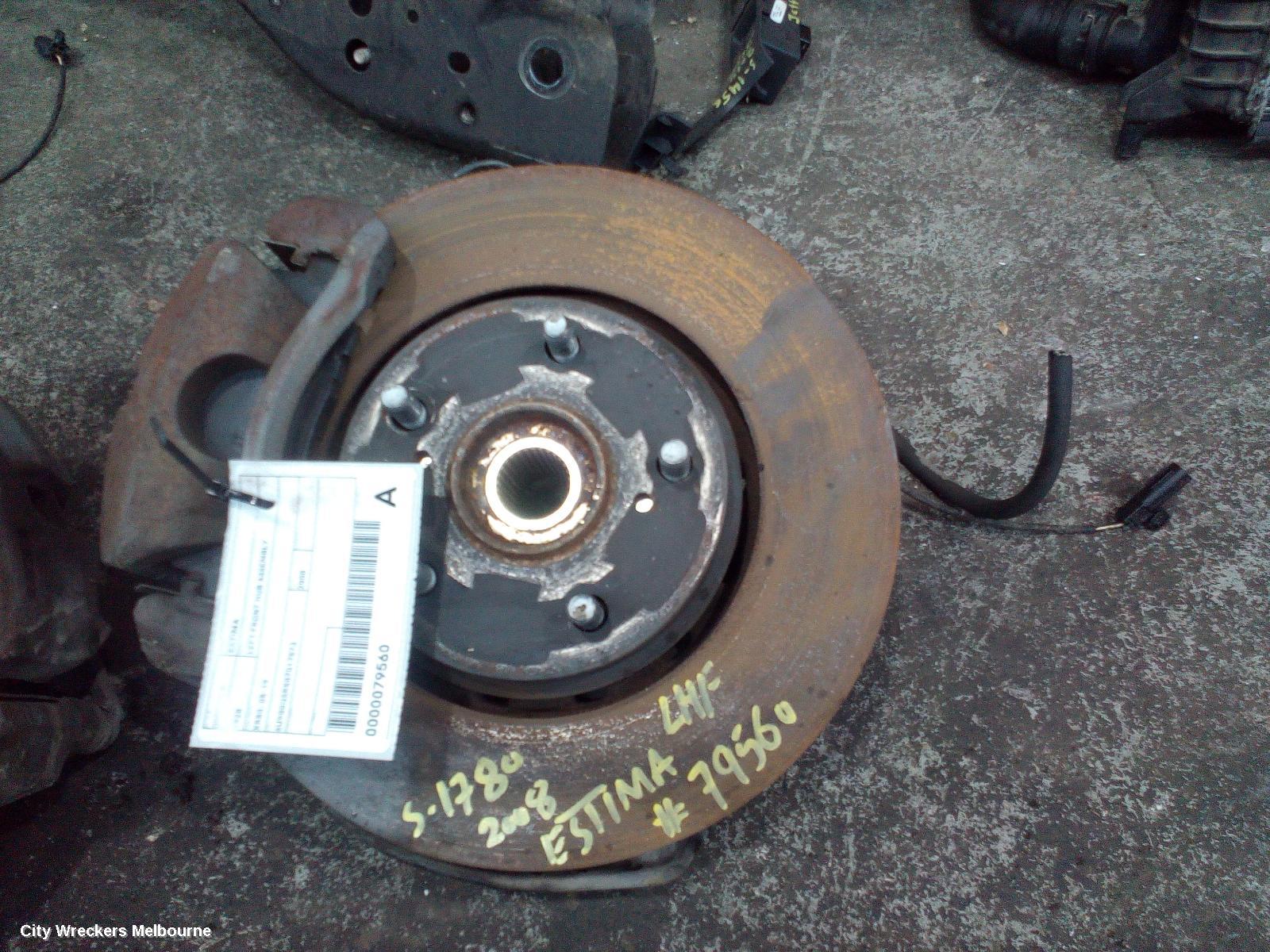 TOYOTA ESTIMA LEFT FRONT HUB ASSEMBLY, XR50, 05-19 - Image 1