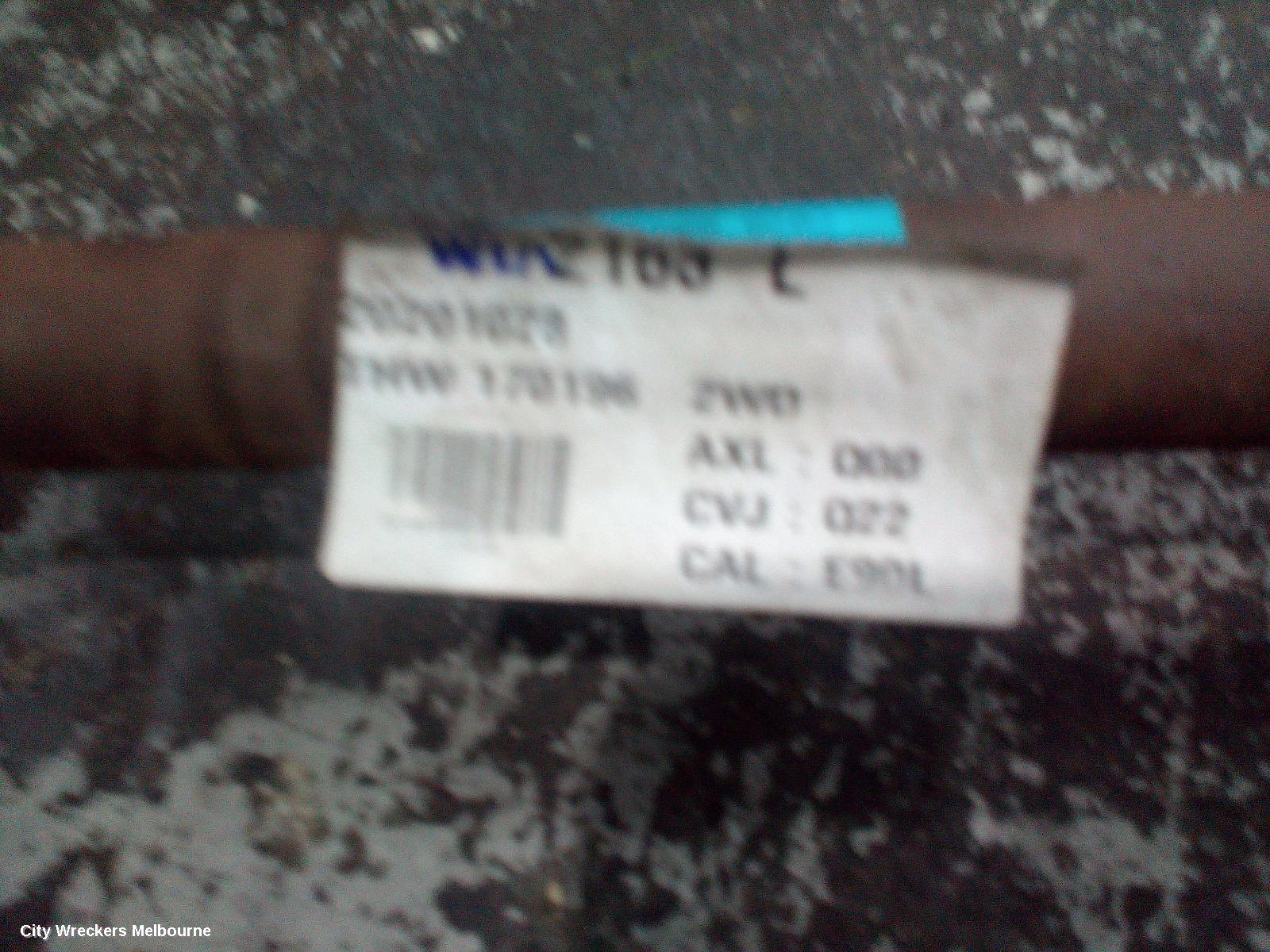 KIA SELTOS LEFT DRIVESHAFT, FRONT, AUTO T/M, PETROL, 2.0, SP2, 07/2019 ONWARDS - Image 1