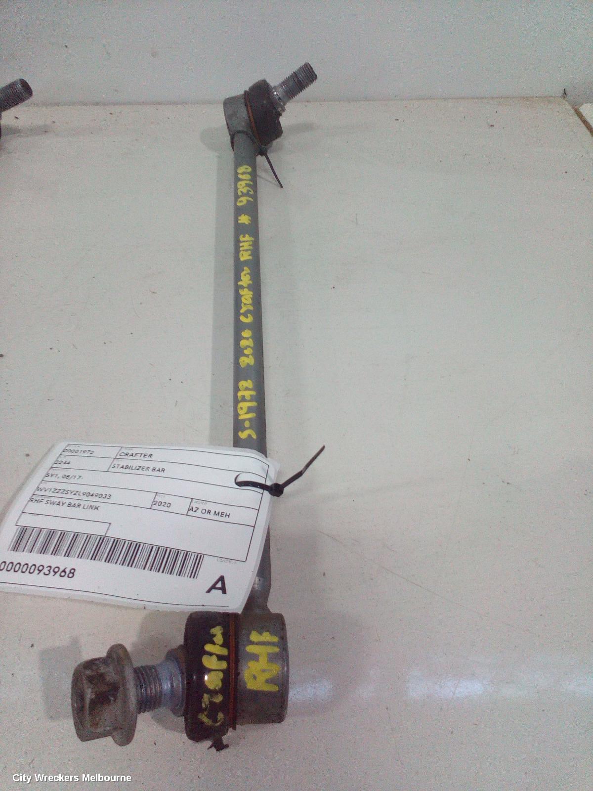 VOLKSWAGEN CRAFTER STABILISER BAR, SY1, 08/2017 ONWARDS - Image 1