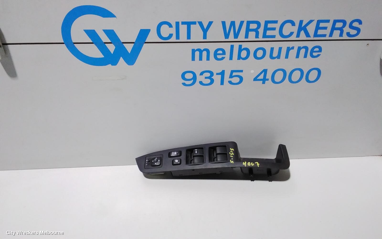 PEUGEOT 4007 PWR DR WIND SWITCH, RH FRONT (MASTER SWITCH), GS, 11/2009 - 08/2013 - Image 1