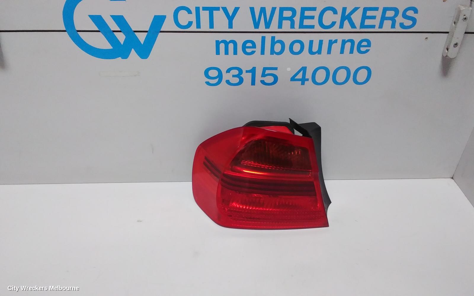 BMW 3 SERIES LEFT TAILLIGHT, E90, SEDAN, NON LED TYPE, 03/2005 - 10/2008 - Image 1