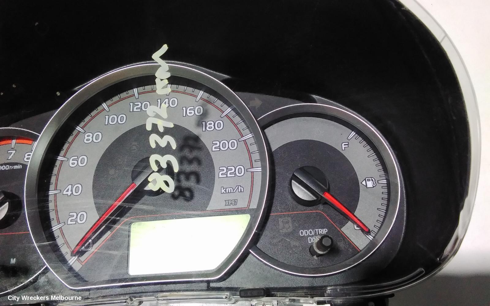 TOYOTA YARIS INSTRUMENT CLUSTER, AUTO T/M, NCP13#, 07/2014 - 12/2019 - Image 3