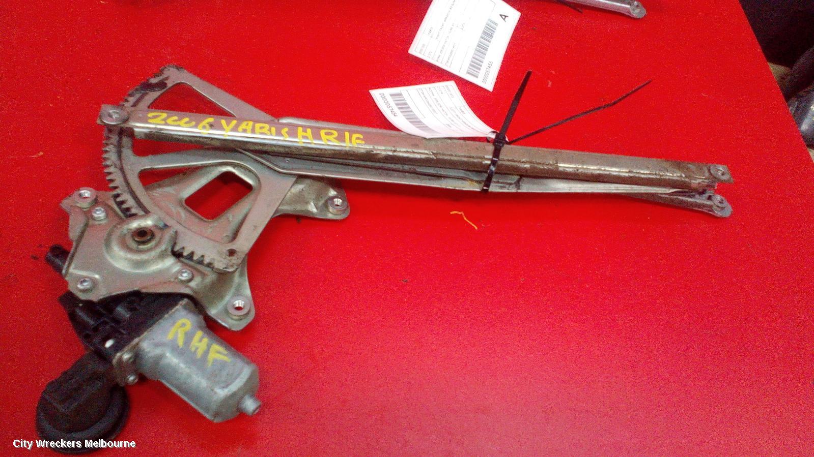 TOYOTA YARIS LEFT FRONT WINDOW REG/MOTOR, NCP9#, 3DR/5DR HATCH, 10/2005 - 07/2011 - Image 1