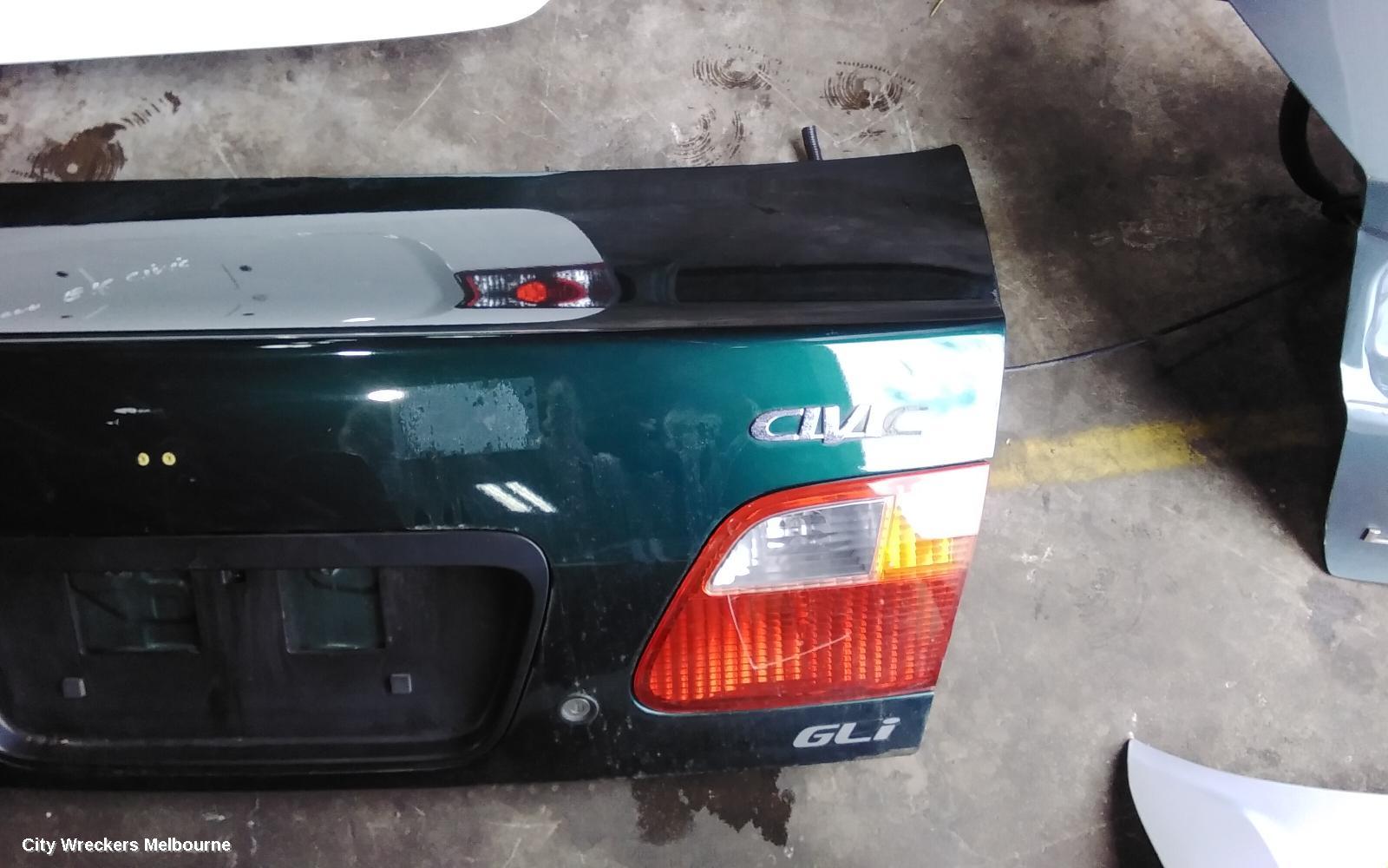 HONDA CIVIC BOOTLID/TAILGATE, BOOTLID, EK, SEDAN, NON SPOILER TYPE, 01/1999 - 10/2000 - Image 2