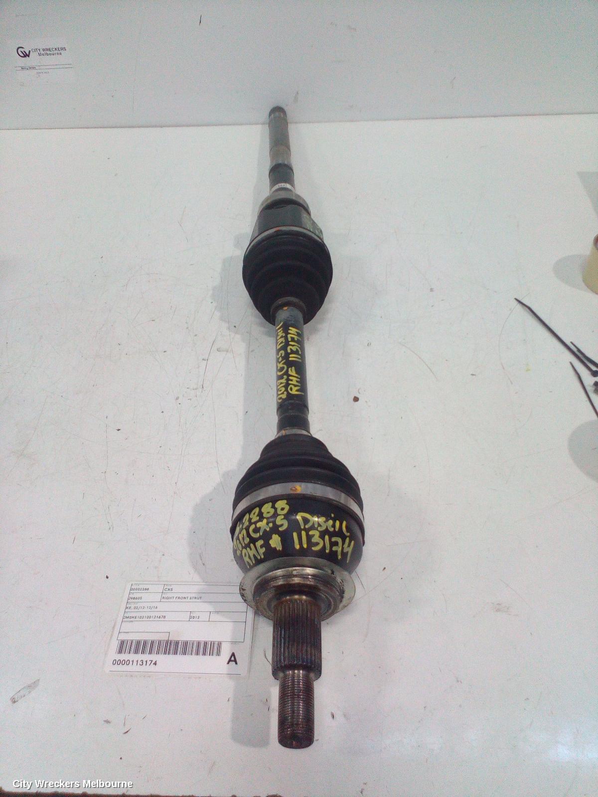 MAZDA CX5 RIGHT FRONT STRUT, KE, 02/2012 - 12/2016 - Image 2