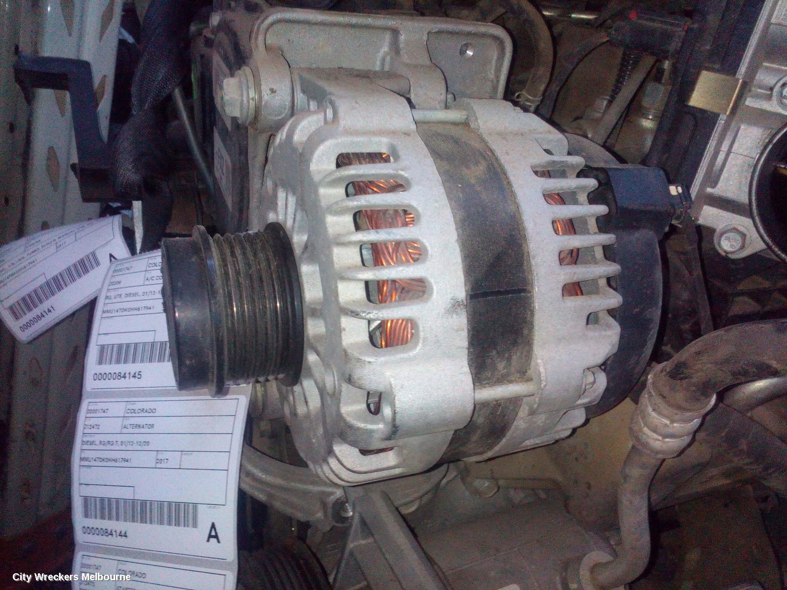 HOLDEN COLORADO ALTERNATOR, DIESEL, RG/RG 7, 01/2012 - 12/2020 - Image 3
