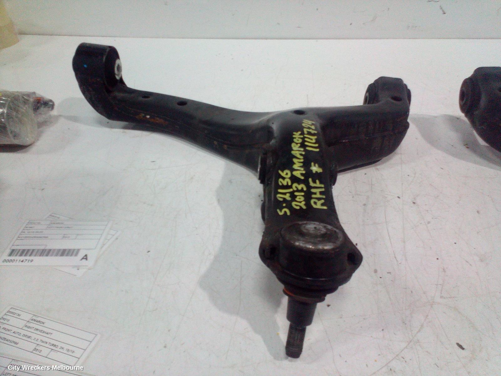 VOLKSWAGEN AMAROK RIGHT FRONT LOWER CONTROL ARM, 2H, 10/2010 - 09/2022 - Image 3