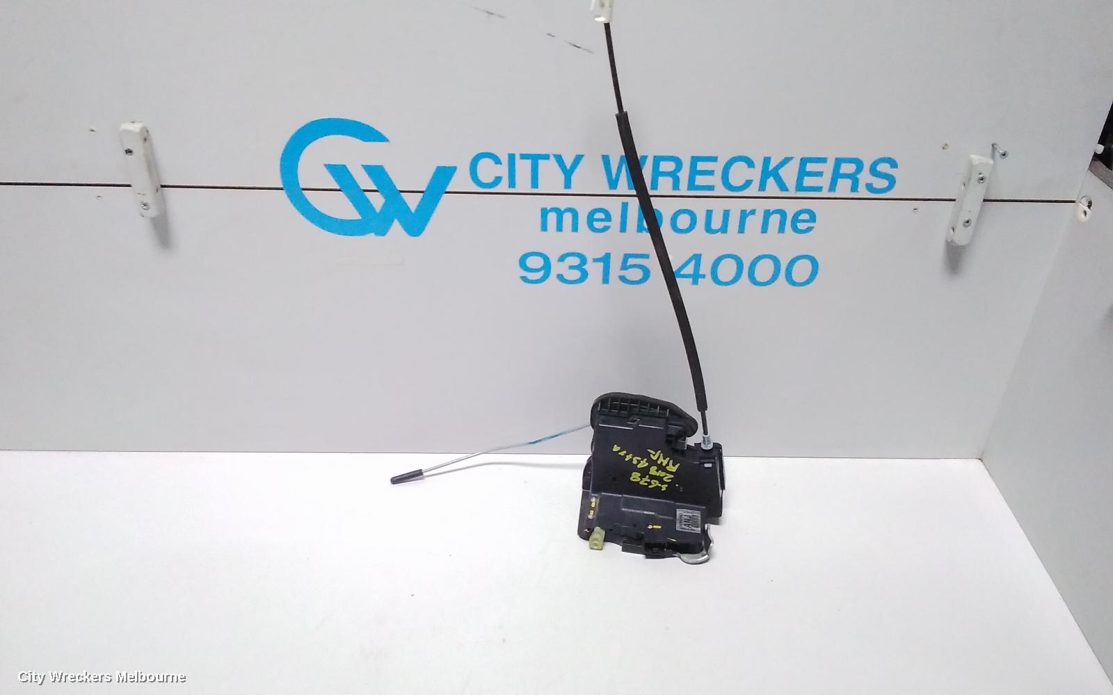 HOLDEN ASTRA DOOR/BOOT/GATE LOCK, RIGHT FRONT DOOR LOCK, BL, W/ KEYLESS ENTRY TYPE, SEDAN, 05/2017 - 12/2020 - Image 1