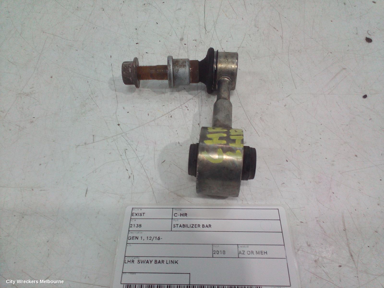 TOYOTA C-HR STABILISER BAR, GEN 1, 12/2016 - 09/2023 - Image 1