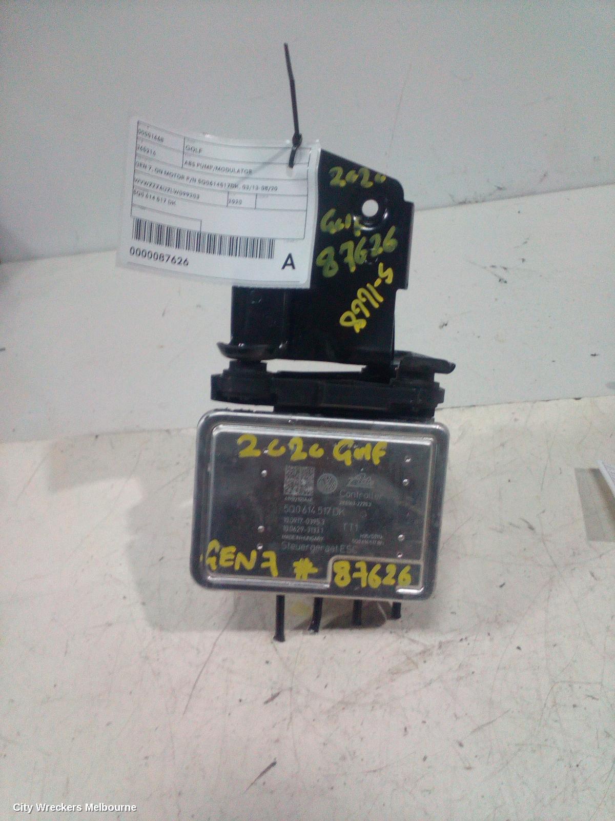VOLKSWAGEN GOLF ABS PUMP/MODULATOR, GEN 7, ON MOTOR P/N 5Q0614517DK, 03/2013 - 08/2020 - Image 3