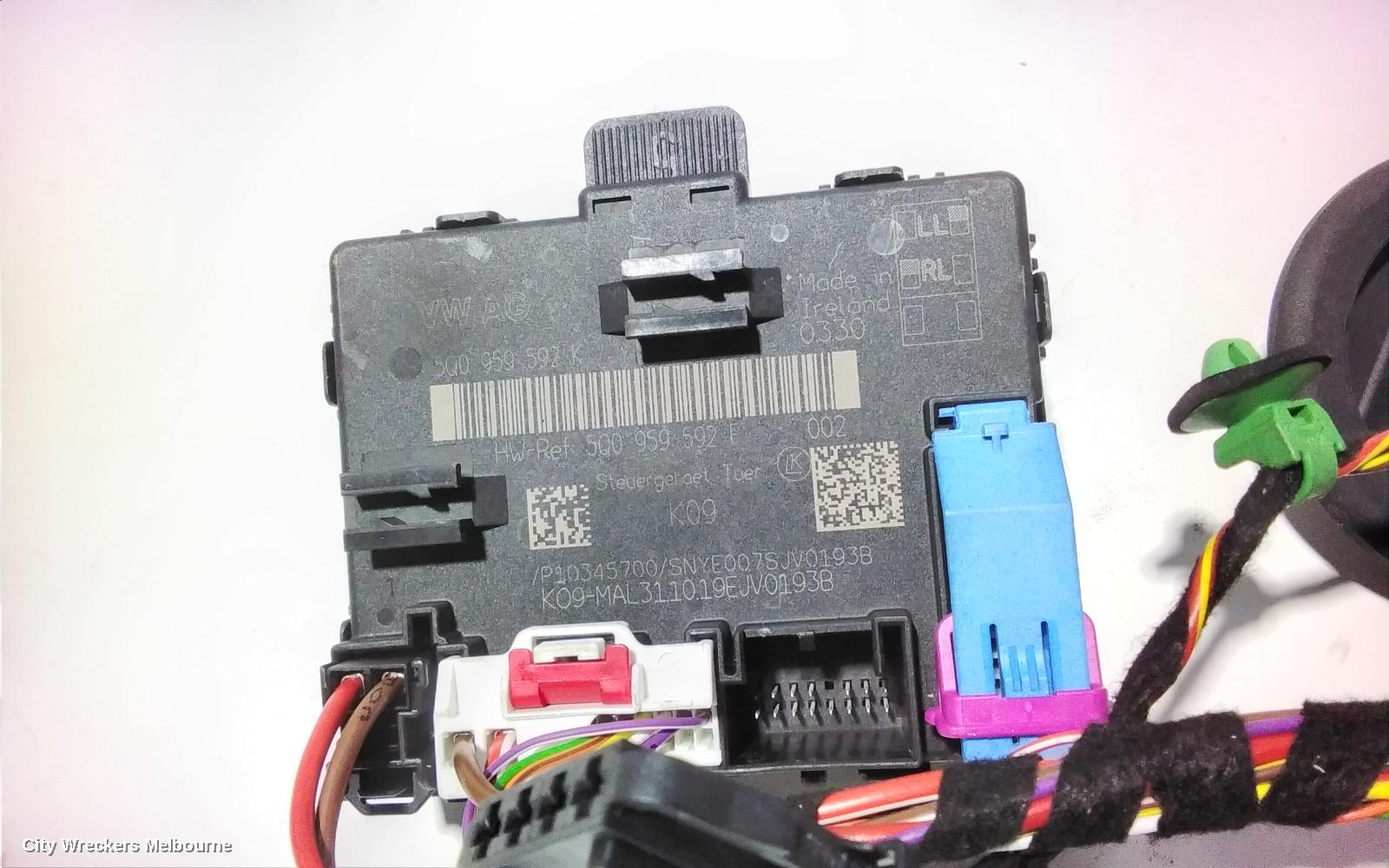 VOLKSWAGEN GOLF, GEN 7, 11/2012 - 08/2020, LHF DOOR WIRING LOOM: 87939 - Image 2
