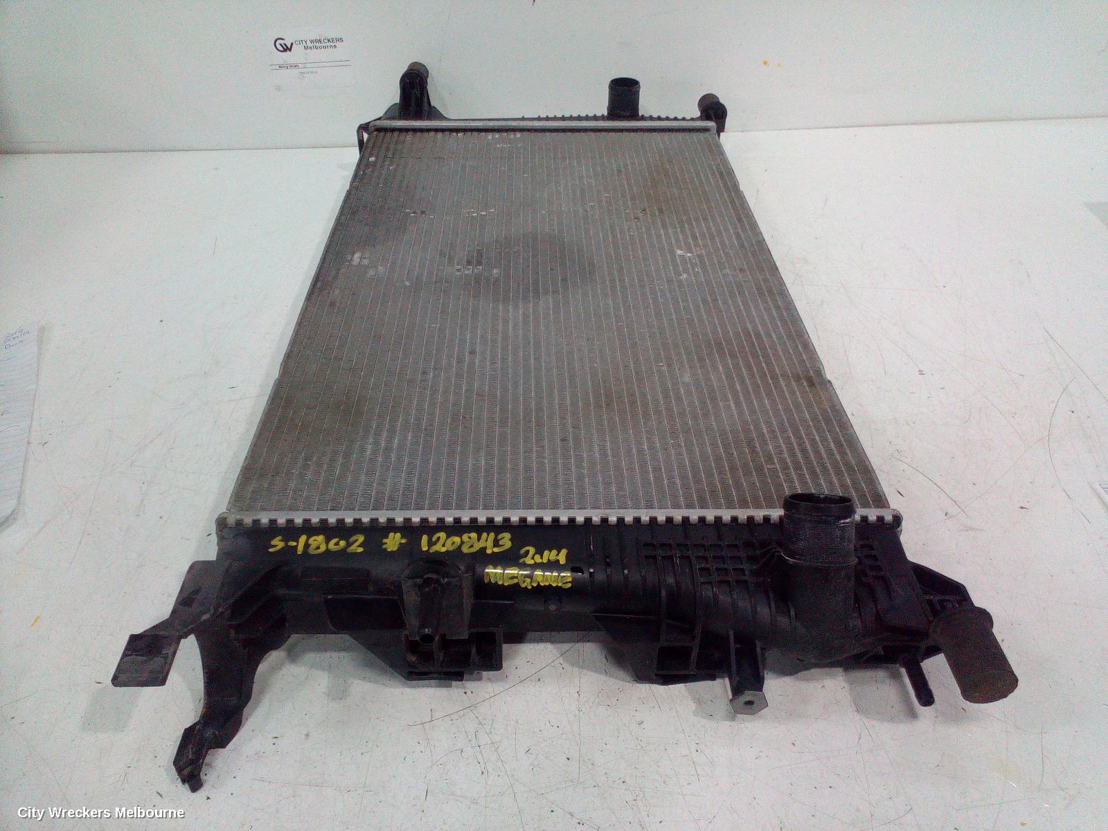 RENAULT MEGANE RADIATOR, MANUAL, 1.5, K9K, DIESEL, TURBO, K95, 07/2014 ONWARDS - Image 1