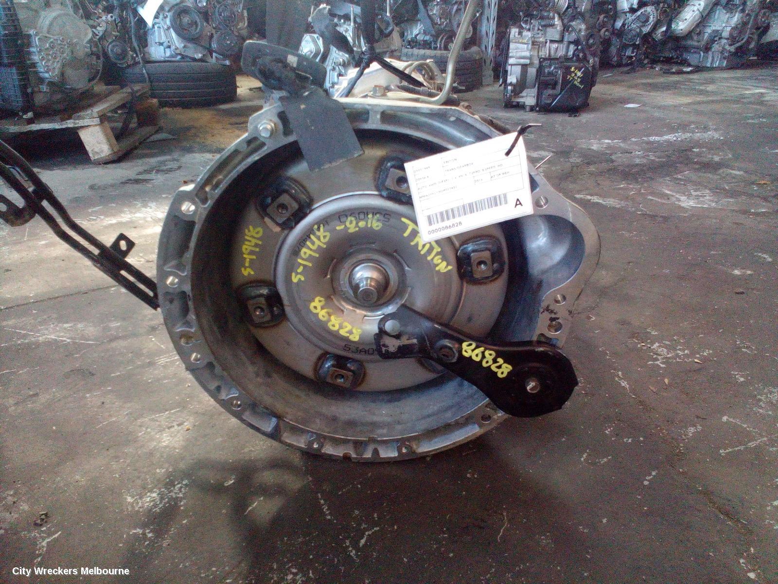 MITSUBISHI TRITON TRANS/GEARBOX, AUTO, 4WD, DIESEL, 2.4, 4N15, 5 SPEED (V5AWF TRANS CODE), W/ TRANSFER CASE, EASY SELECT 4WD TYPE, MQ, 03/2015 - 10/2018 - Image 1
