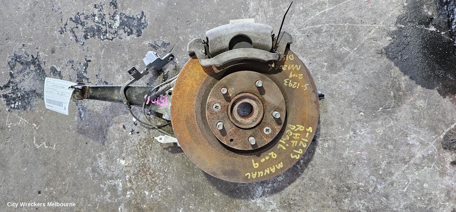 MAZDA 6 LEFT FRONT HUB ASSEMBLY, GH, DIESEL TYPE, 02/2008 - 11/2012 - Image 3