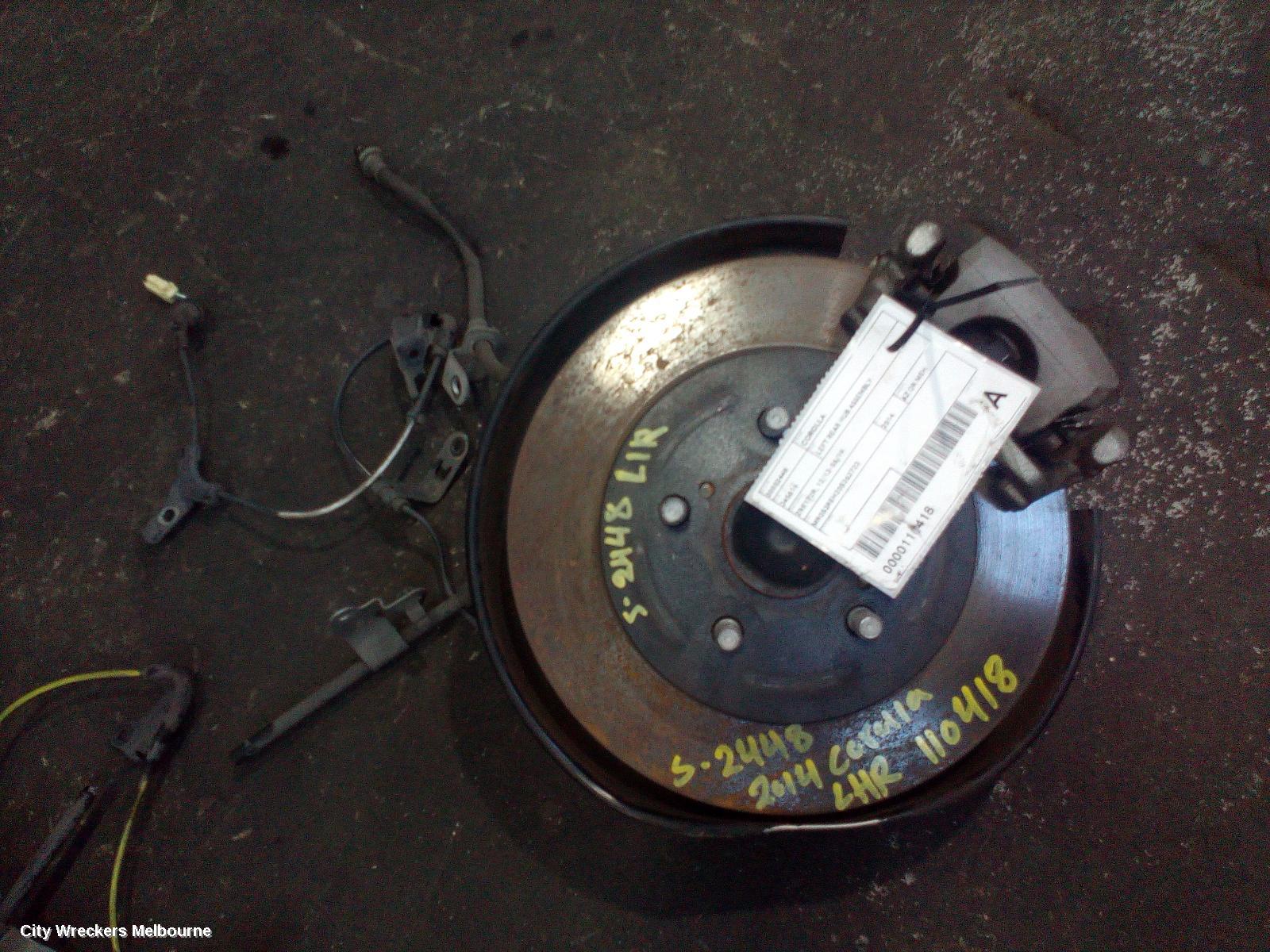 TOYOTA COROLLA LEFT REAR HUB ASSEMBLY, ZRE172R, 12/2013 - 06/2019 - Image 3