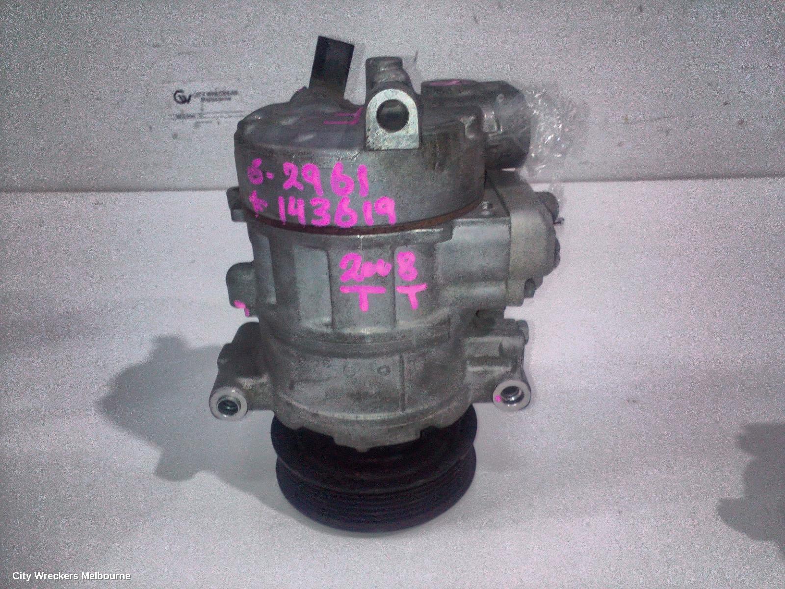 AUDI TT A/C COMPRESSOR, 8J, PETROL, DENSO BRAND (6SEU14C), 09/2006 - 12/2014 - Image 1