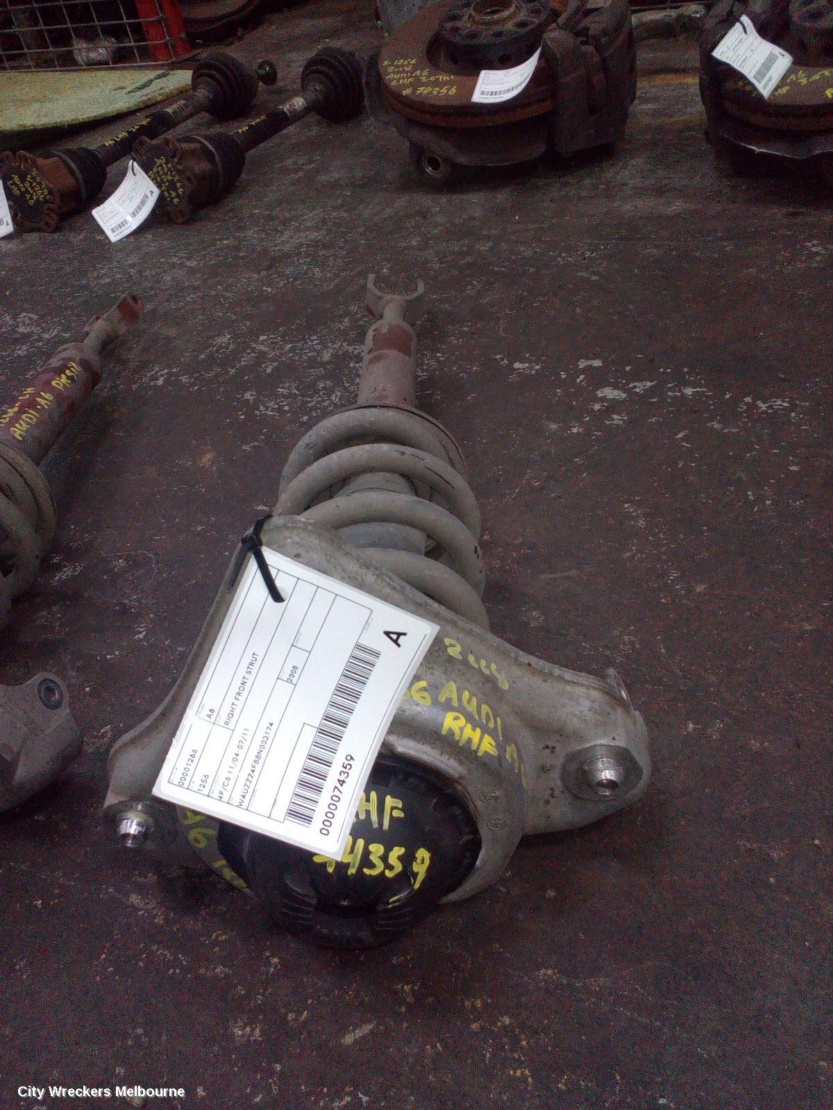 AUDI A6 RIGHT FRONT STRUT, 4F/C6 11/2004 - 07/2011 - Image 1