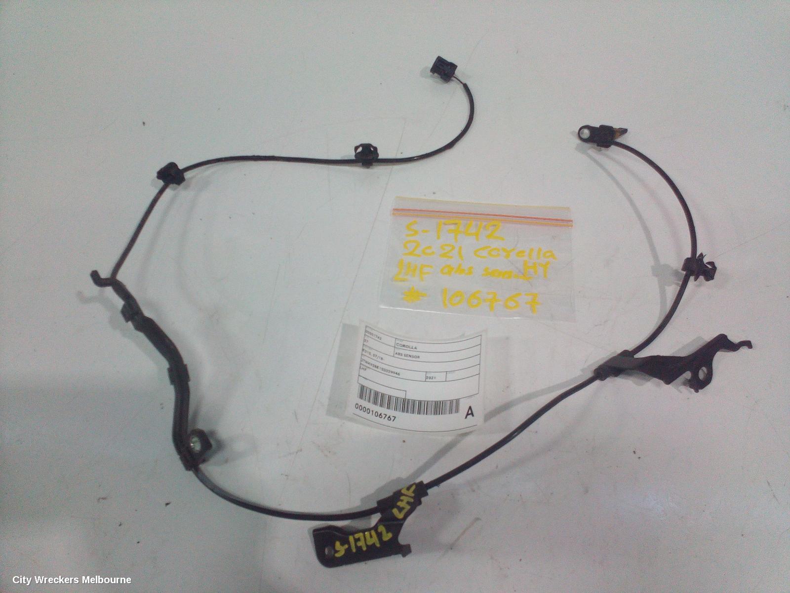 TOYOTA COROLLA ABS SENSOR, LH FRONT, E210, 07/2018 ONWARDS - Image 2