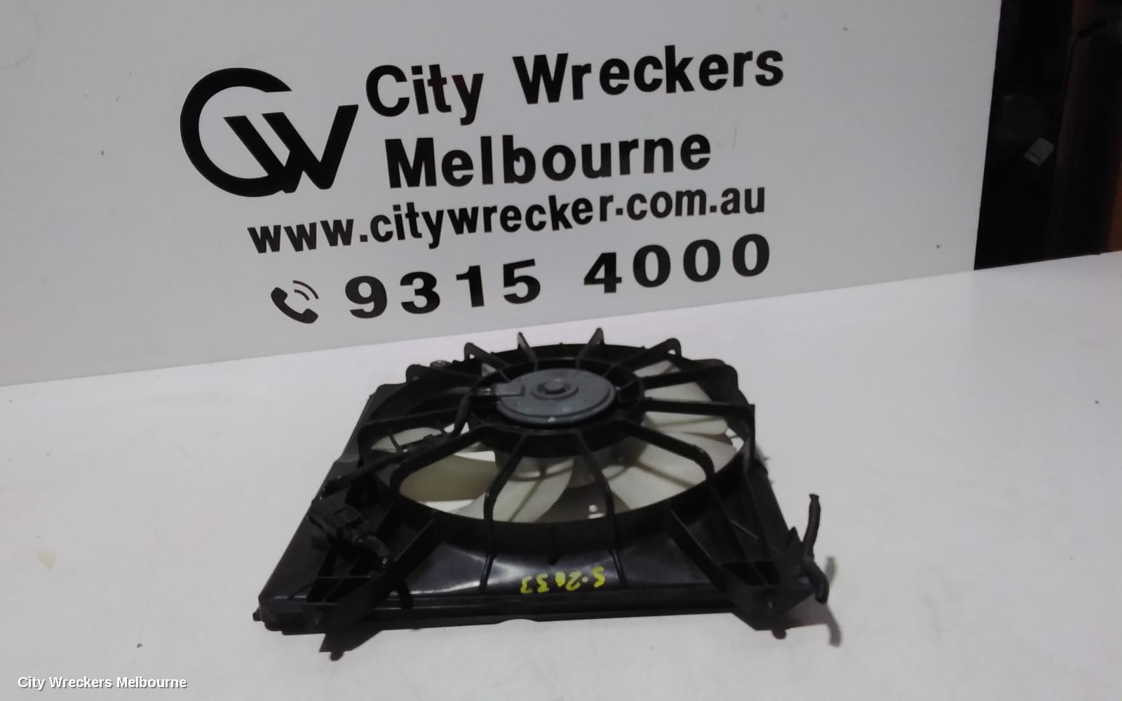 HONDA ACCORD FAN, RADIATOR FAN, 2.4, 8TH GEN, EURO (VIN JHMCU), 06/2008 - 12/2015 - Image 1