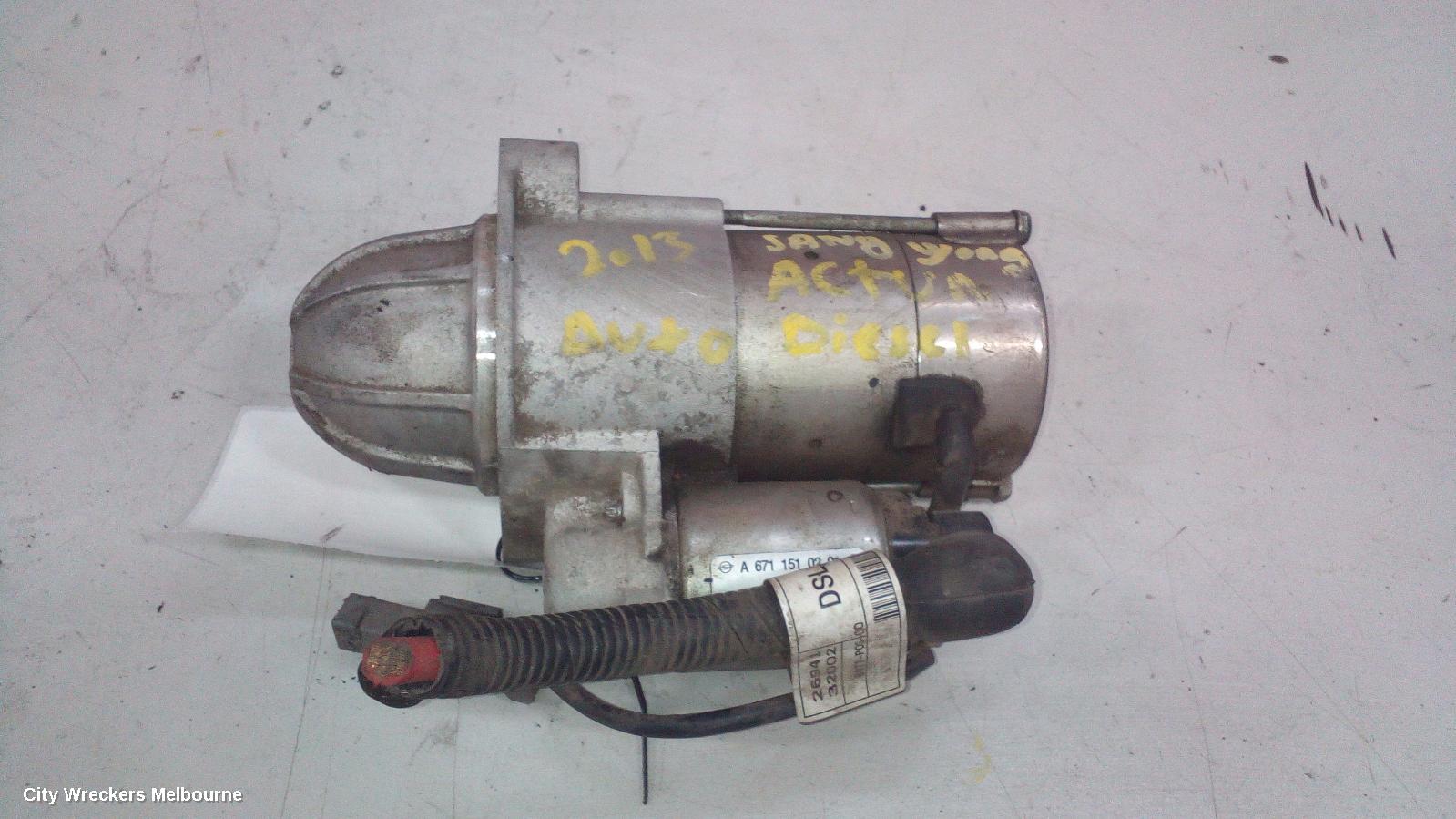 SSANGYONG ACTYON STARTER, DIESEL, 2.0, TURBO, 150 SERIES, 01/2012 - 01/2017 - Image 3