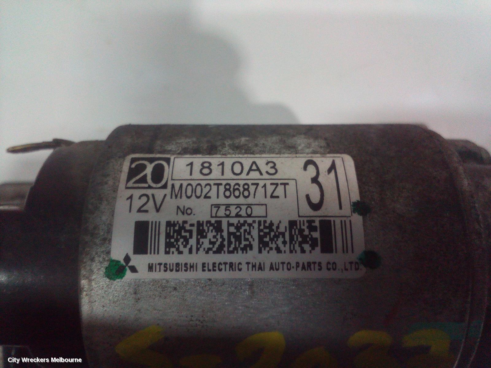 MITSUBISHI TRITON STARTER, DIESEL, 2.4, 4N15, AUTO T/M, MQ-MR, 03/2015 ONWARDS - Image 3