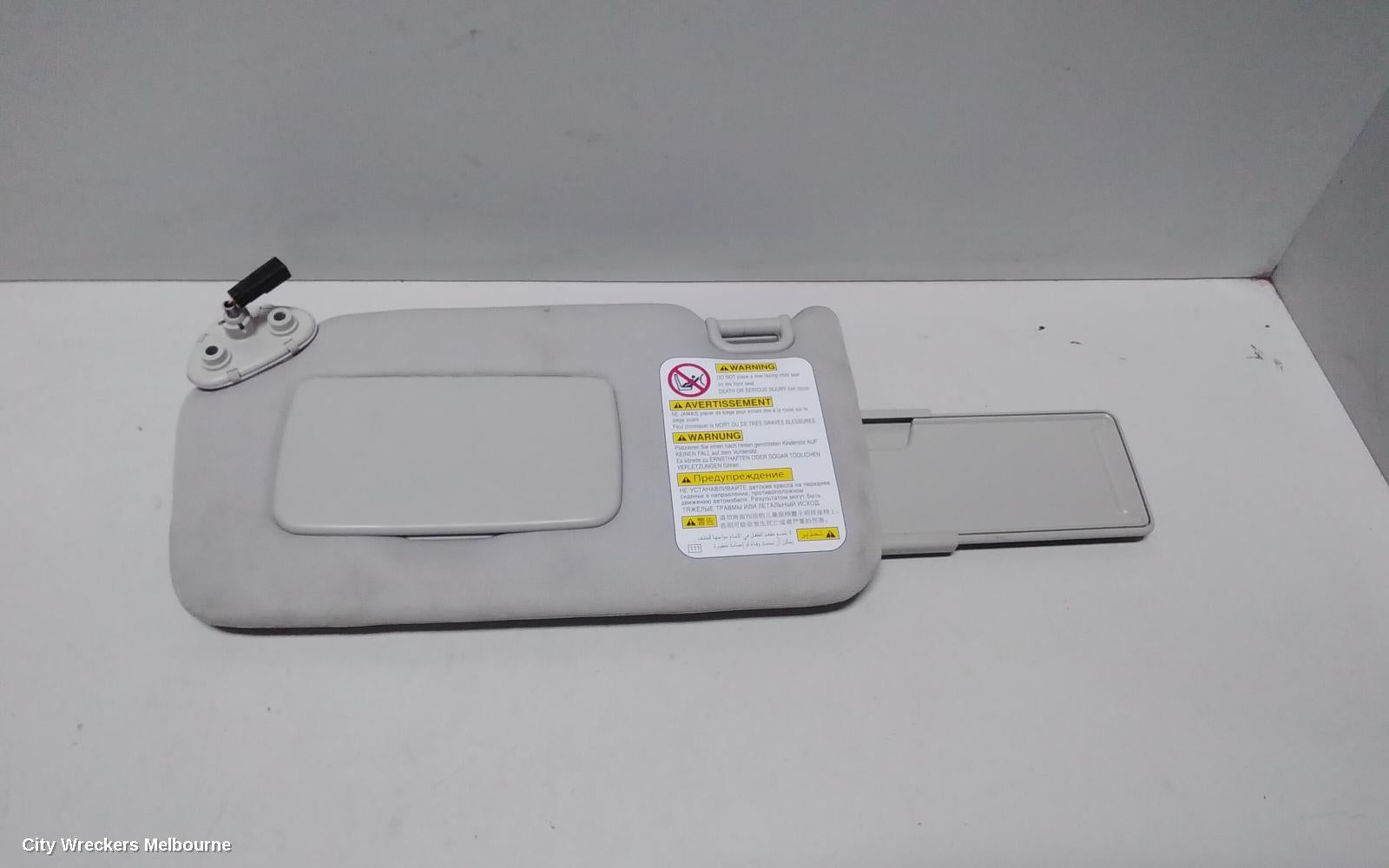 SUBARU XV SUNVISOR, G4X, LH SIDE, FABRIC, 08/2011 - 04/2017 - Image 3