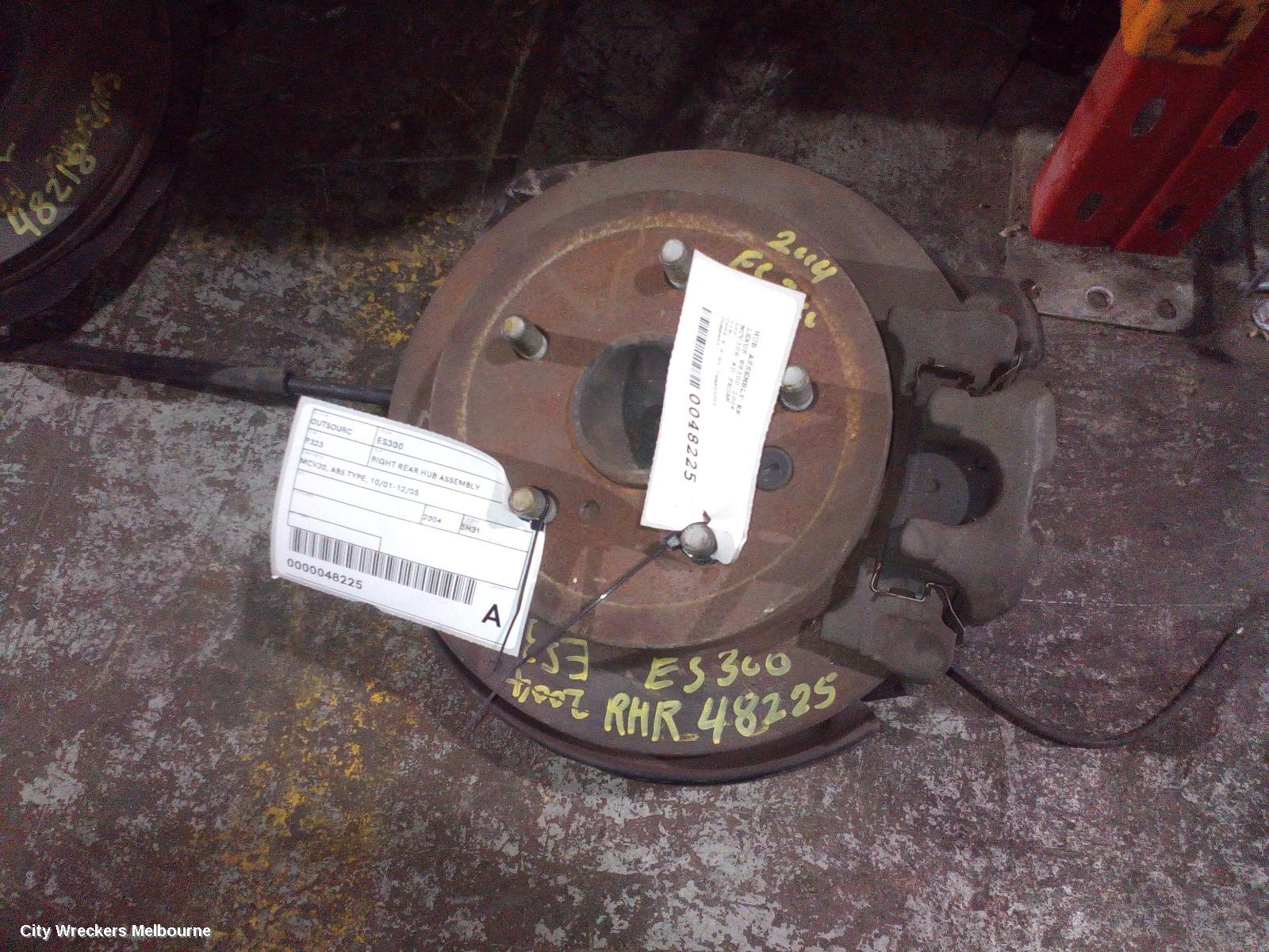 LEXUS ES300 (92-05) RIGHT REAR HUB ASSEMBLY, MCV30, ABS TYPE, 10/2001 - 12/2005 - Image 1