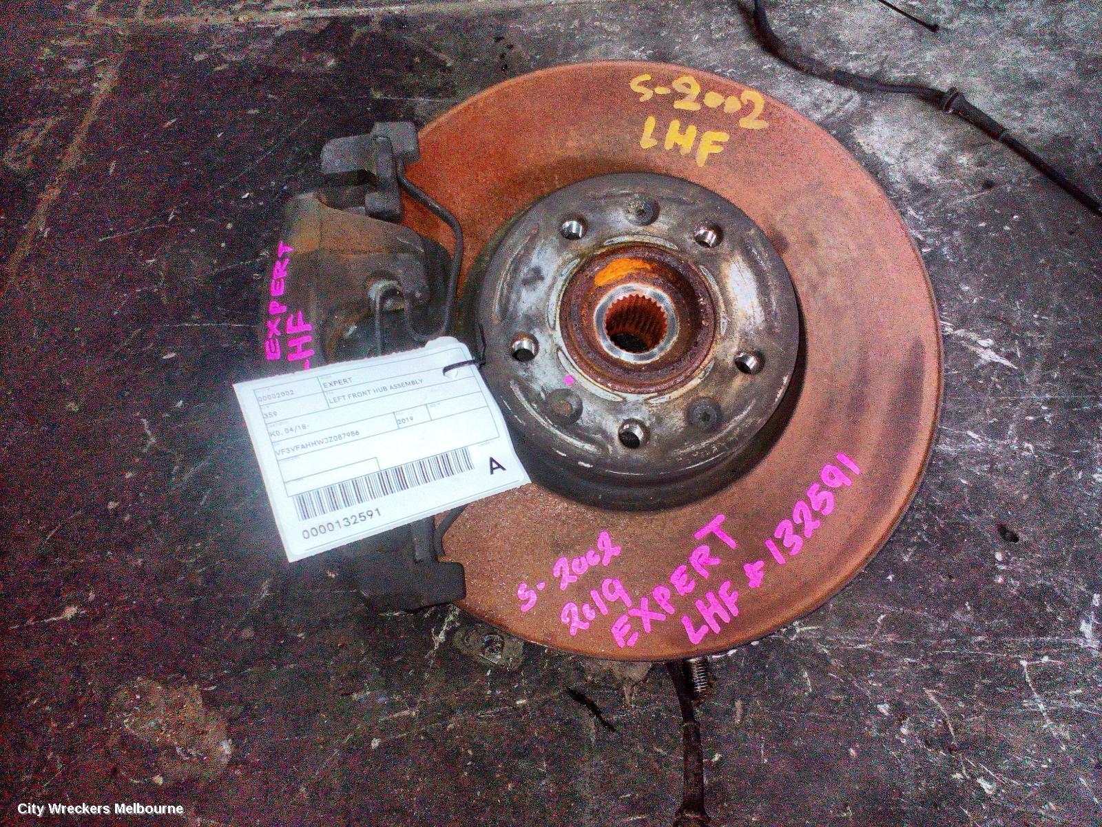 PEUGEOT EXPERT LEFT FRONT HUB ASSEMBLY, K0, 04/2018 ONWARDS - Image 2