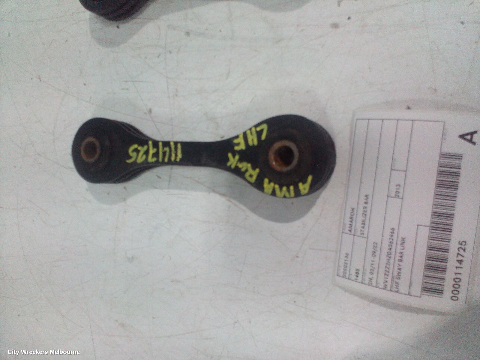 VOLKSWAGEN AMAROK STABILISER BAR, 2H, 02/2011 - 09/2022 - Image 2