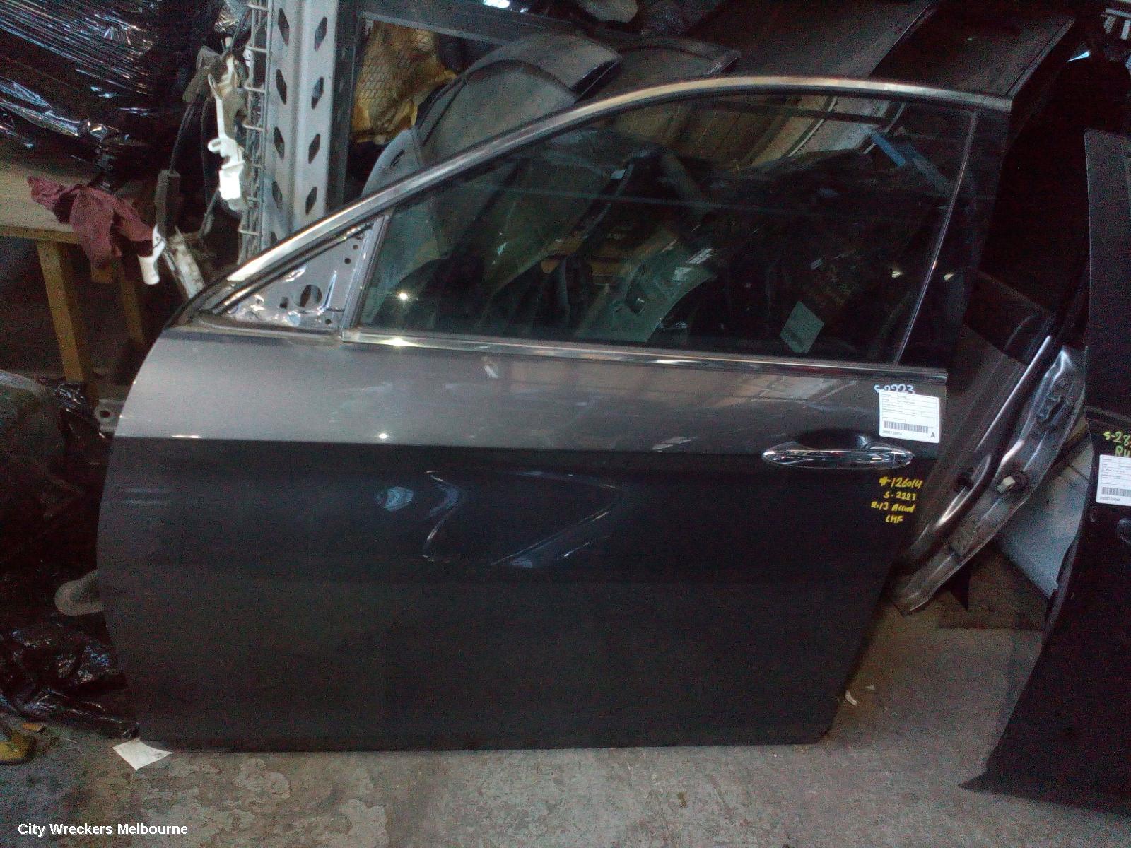 HONDA ACCORD LEFT FRONT DOOR, 9TH GEN, 05/2013 - 08/2019 - Image 1